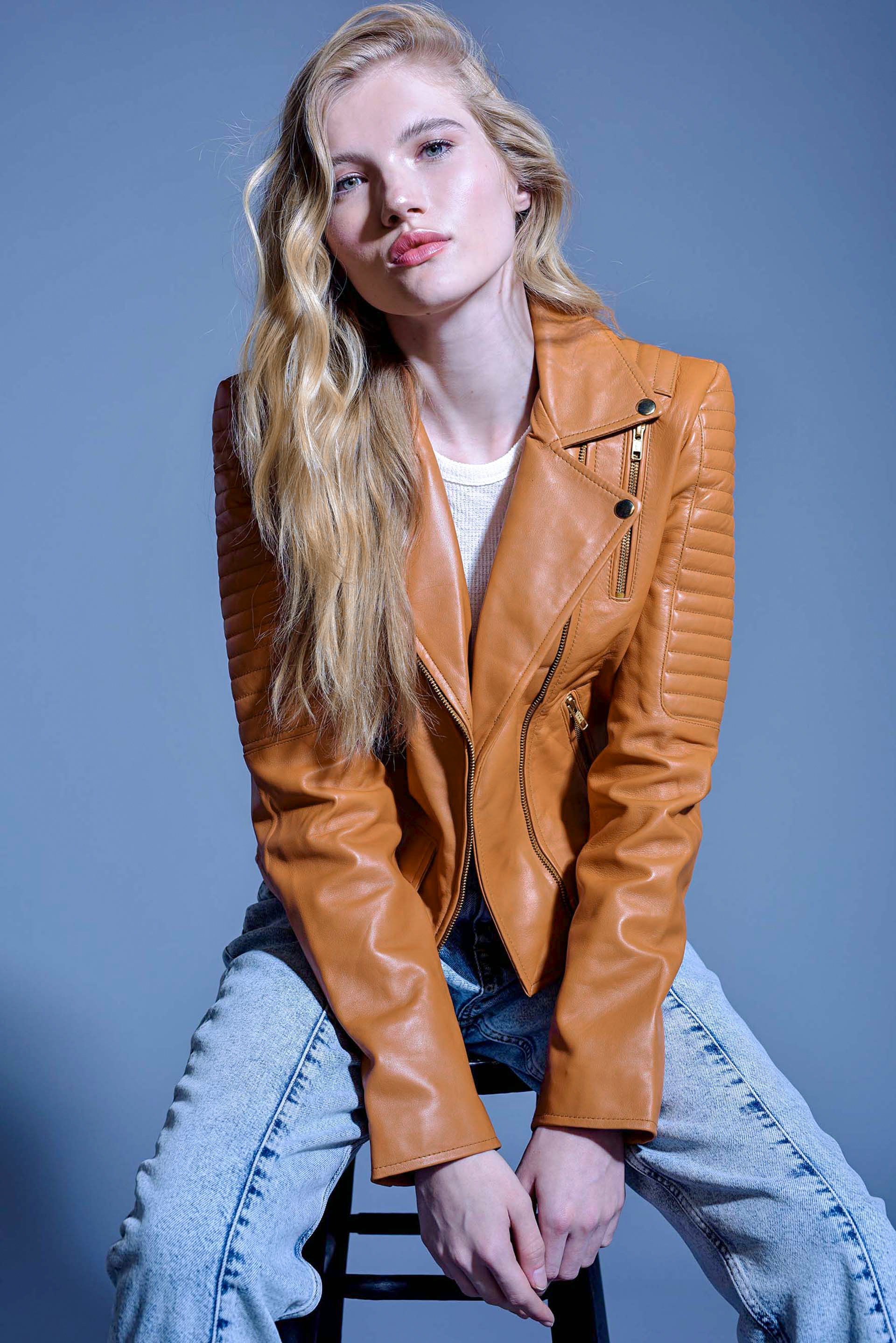 CAMEL CHI BENIBARA JACKET