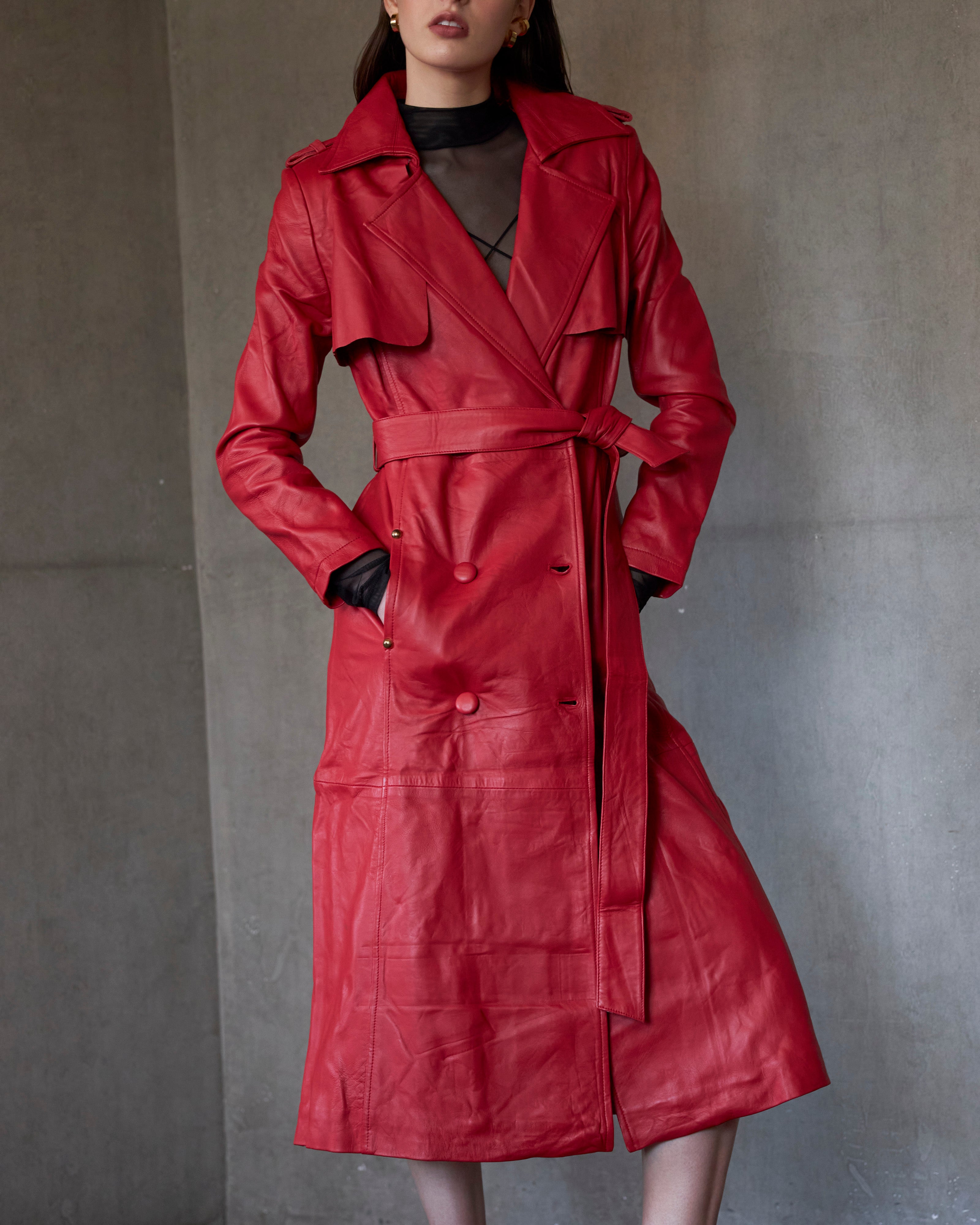 RED BAMBI TRENCH