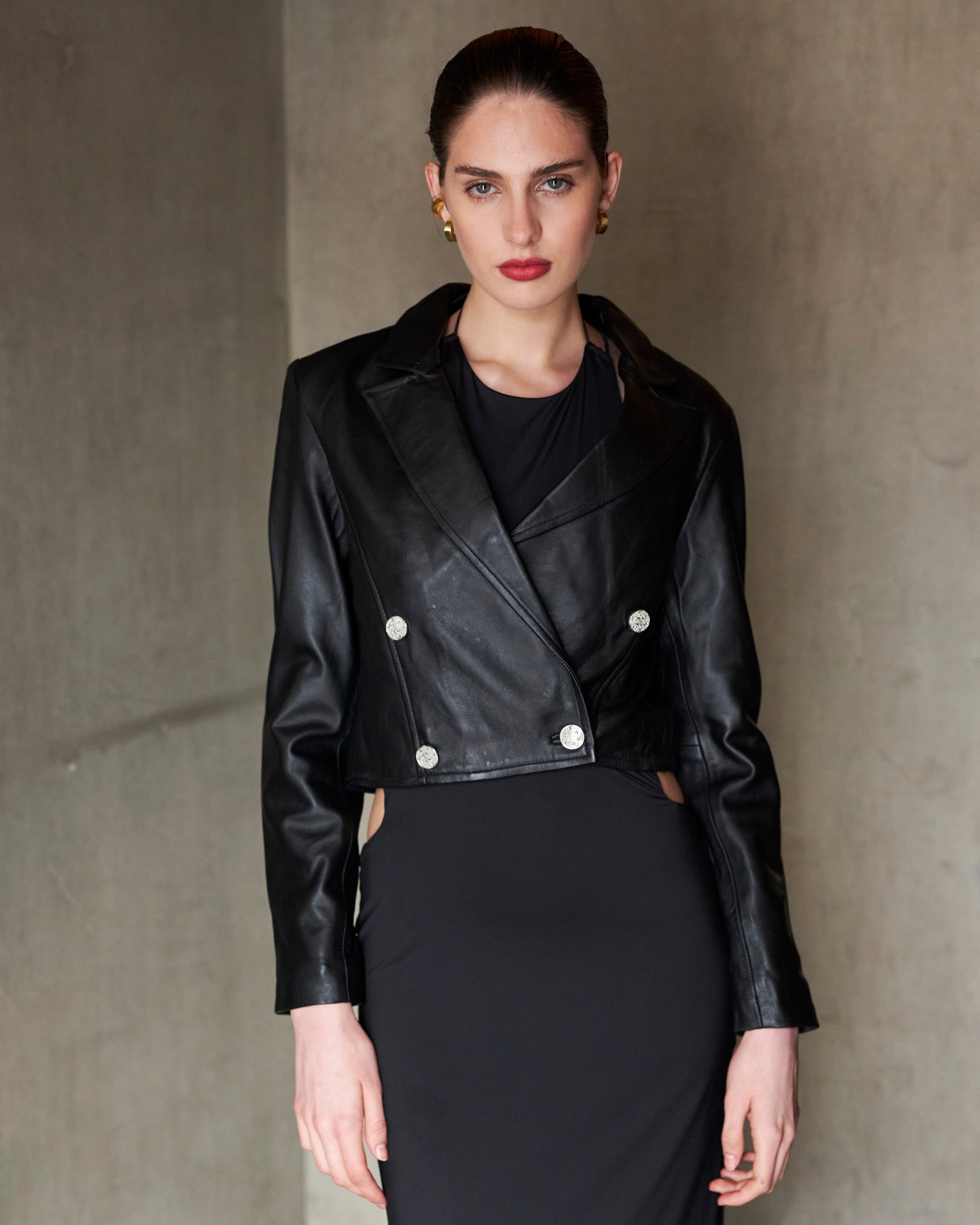 BLAZER DE CUERO ANINA
