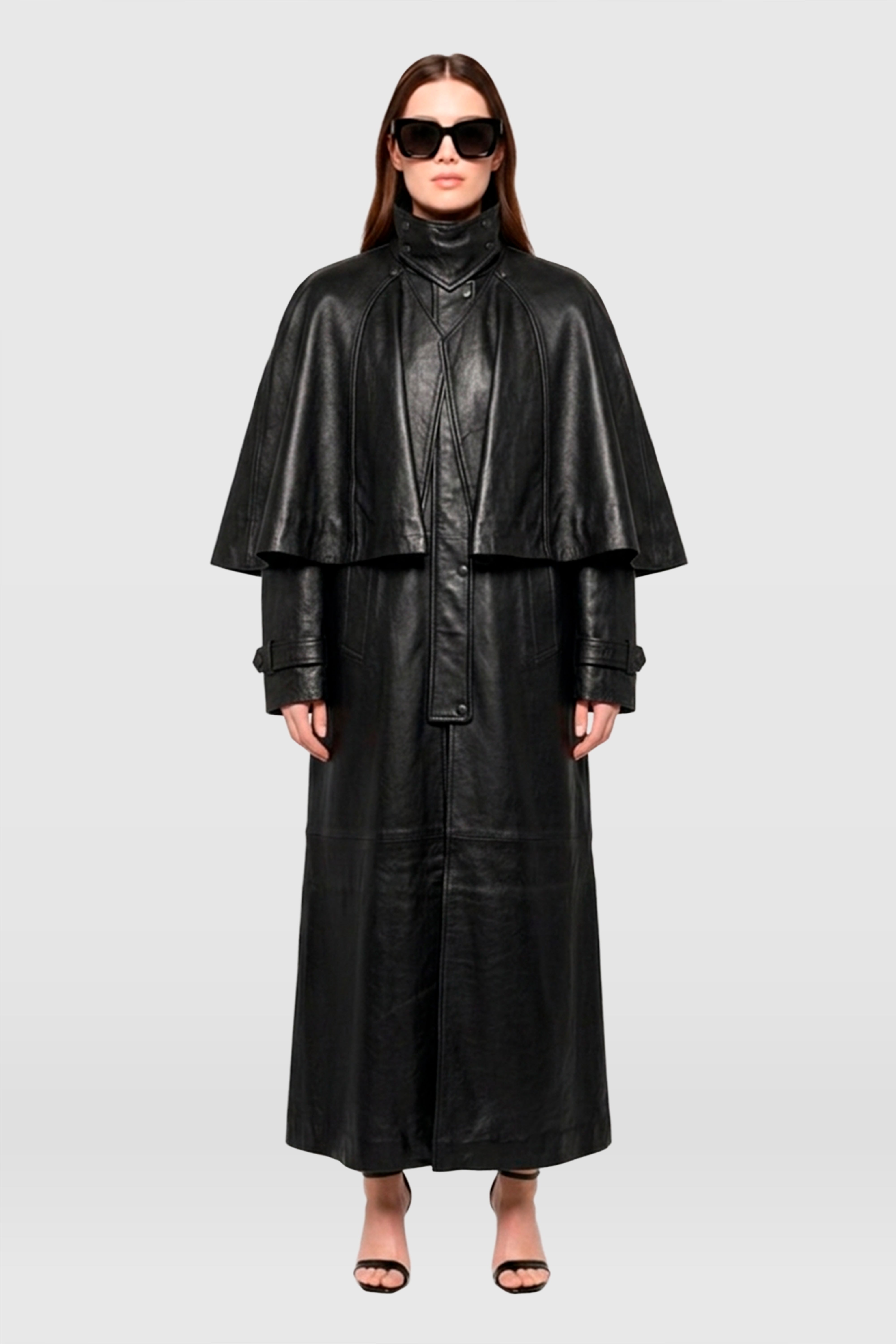 BRUNA BLACK LAYER COAT