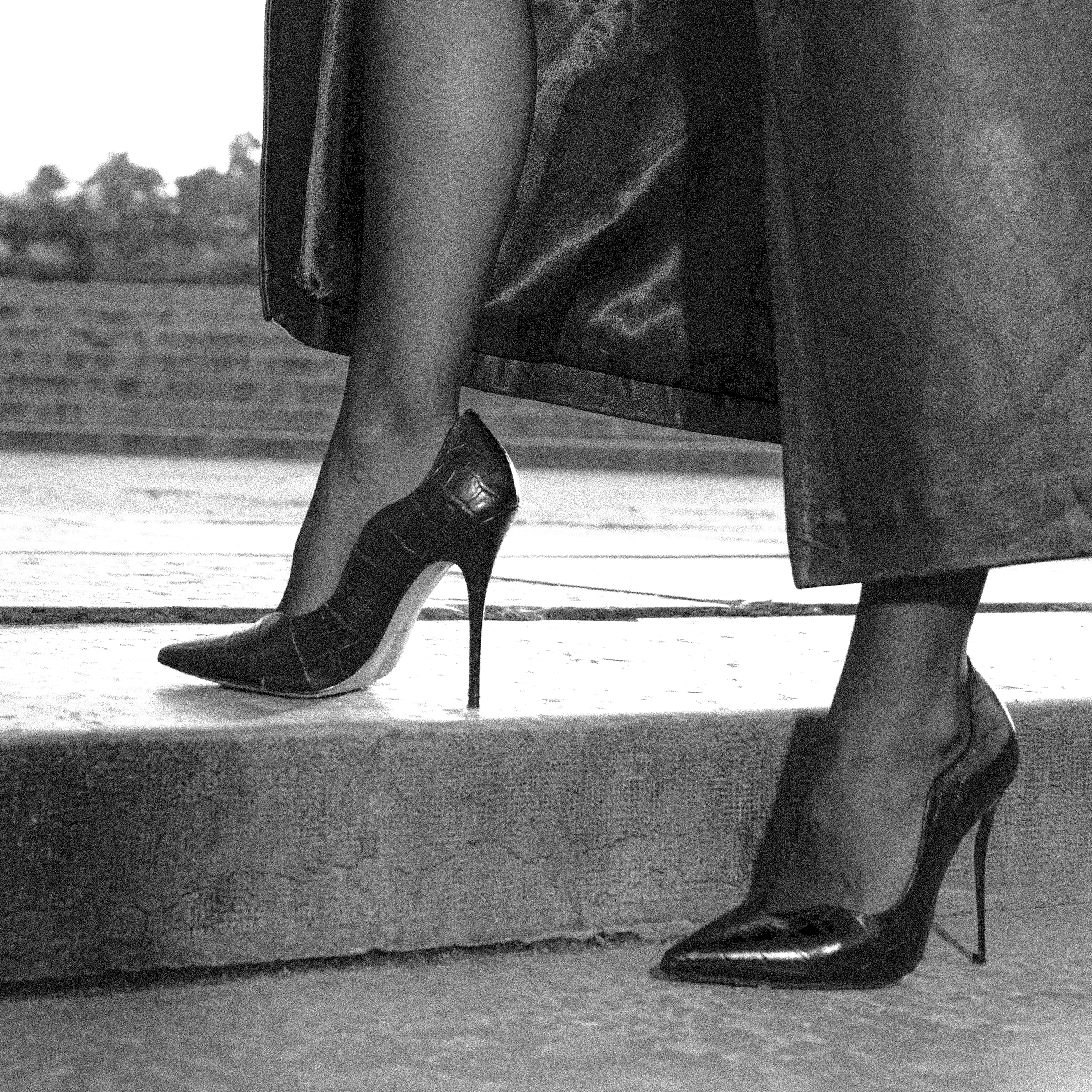 Zapato Celine Cuero Croco Negro