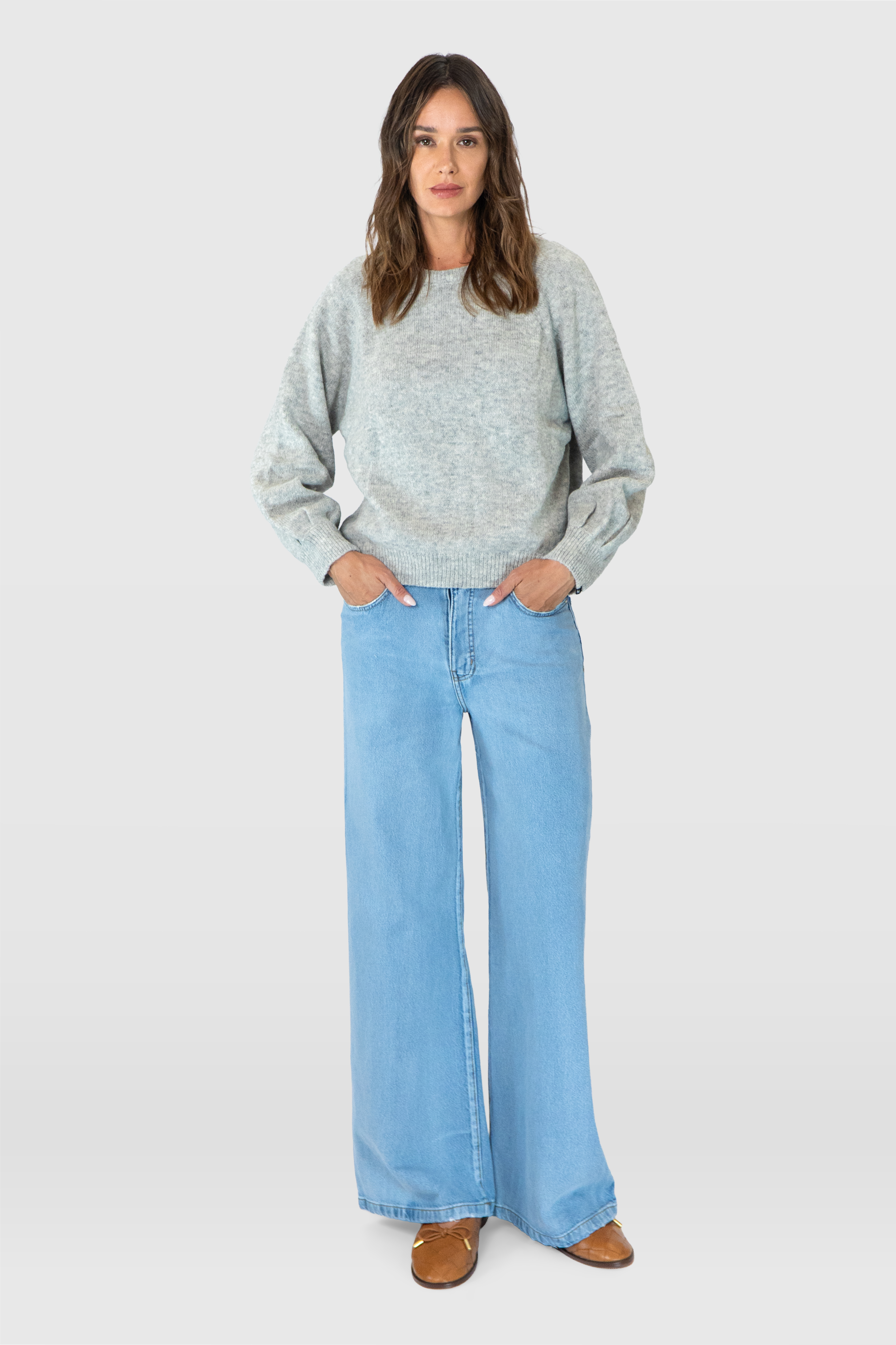 CHALECO SOL BABY ALPACA GRIS