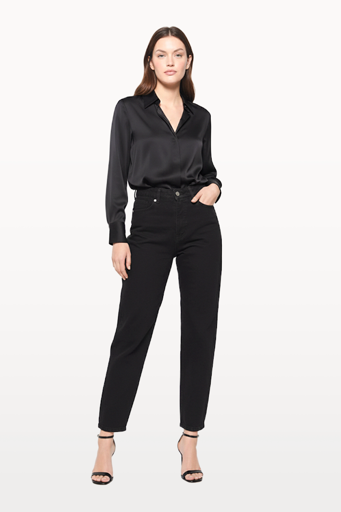 JEANS EMA BARREL NEGRO