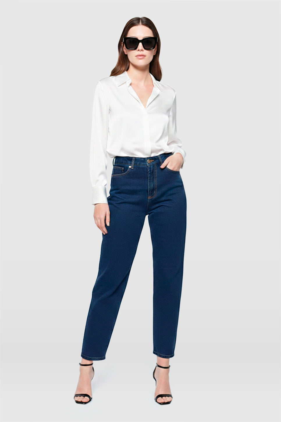 JEANS EMA BARREL AZUL