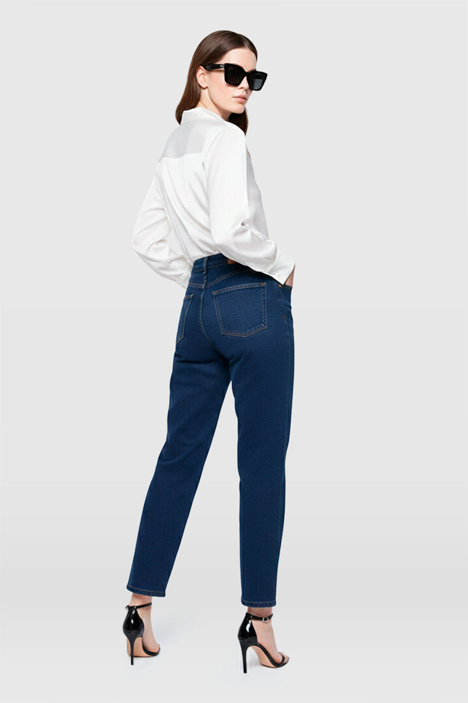 JEANS EMA BARREL AZUL