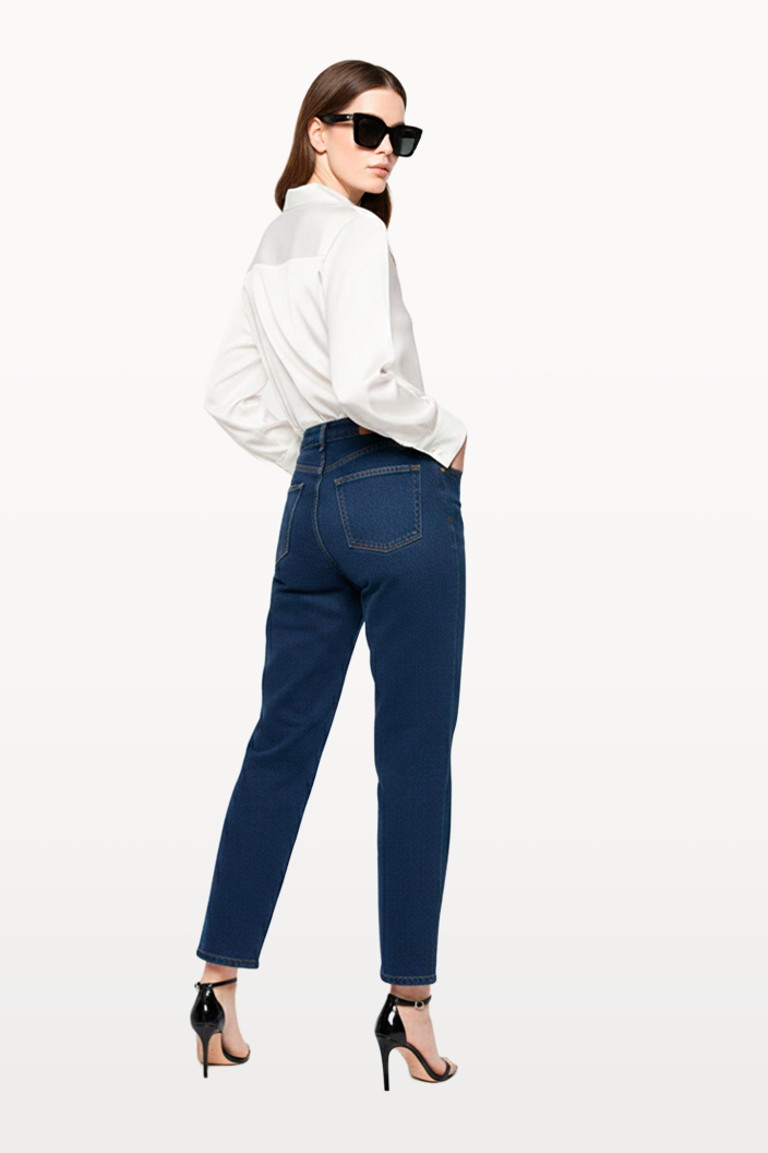 JEANS EMA BARREL AZUL