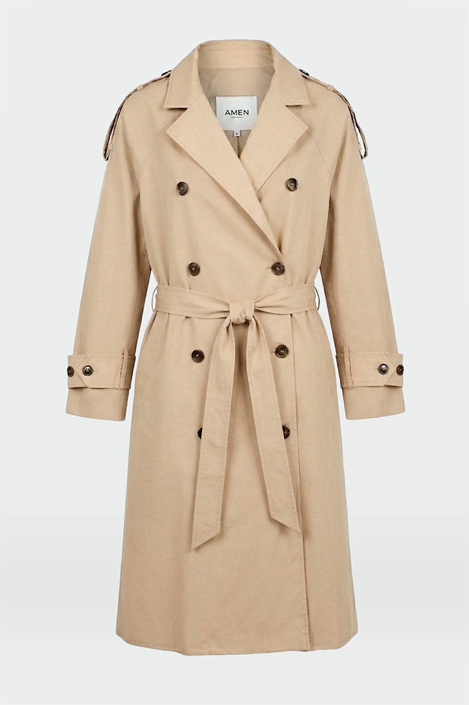 AMEN Leather - LAURA TRENCH - Trench de algodón