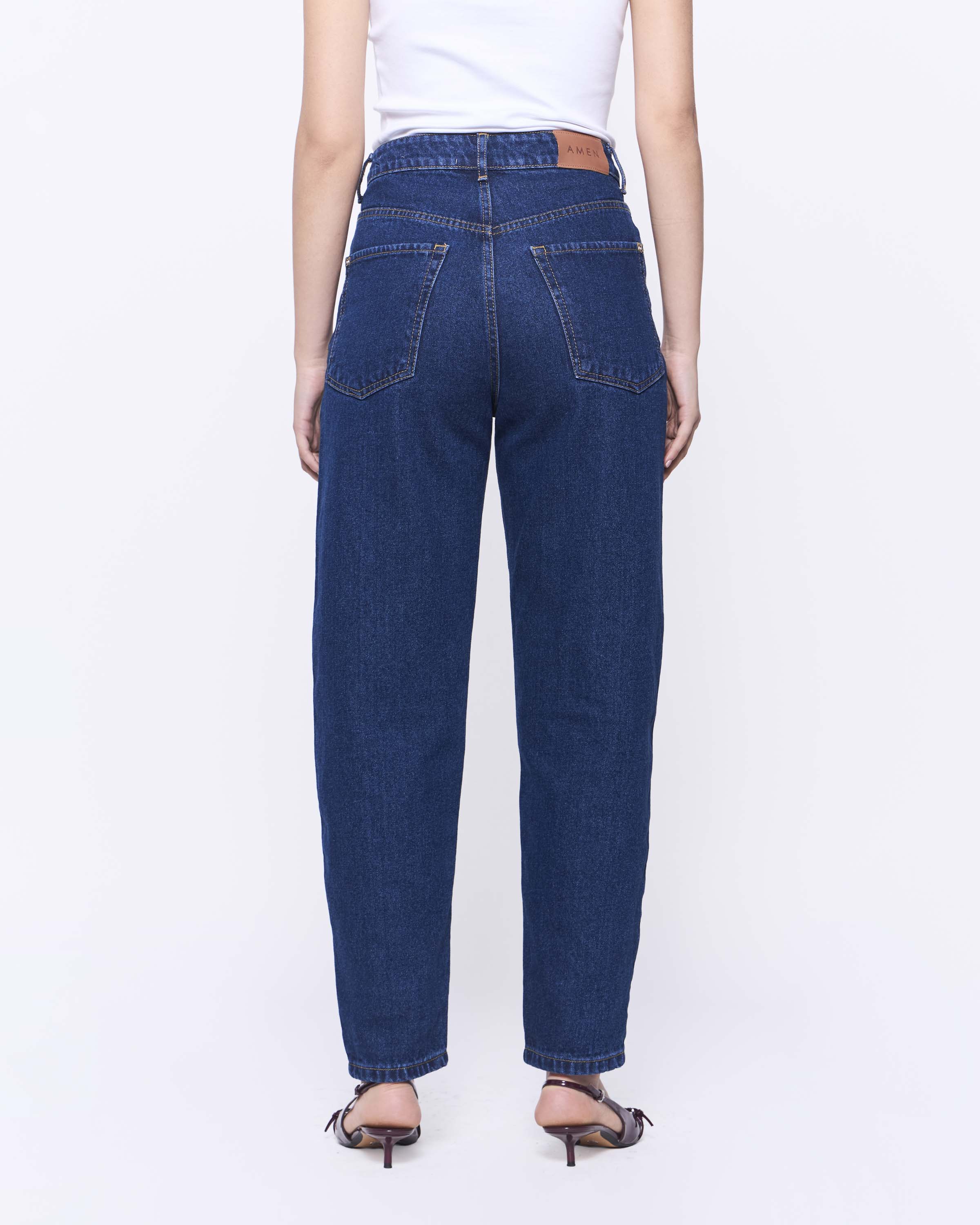 JEANS EMA BARREL AZUL