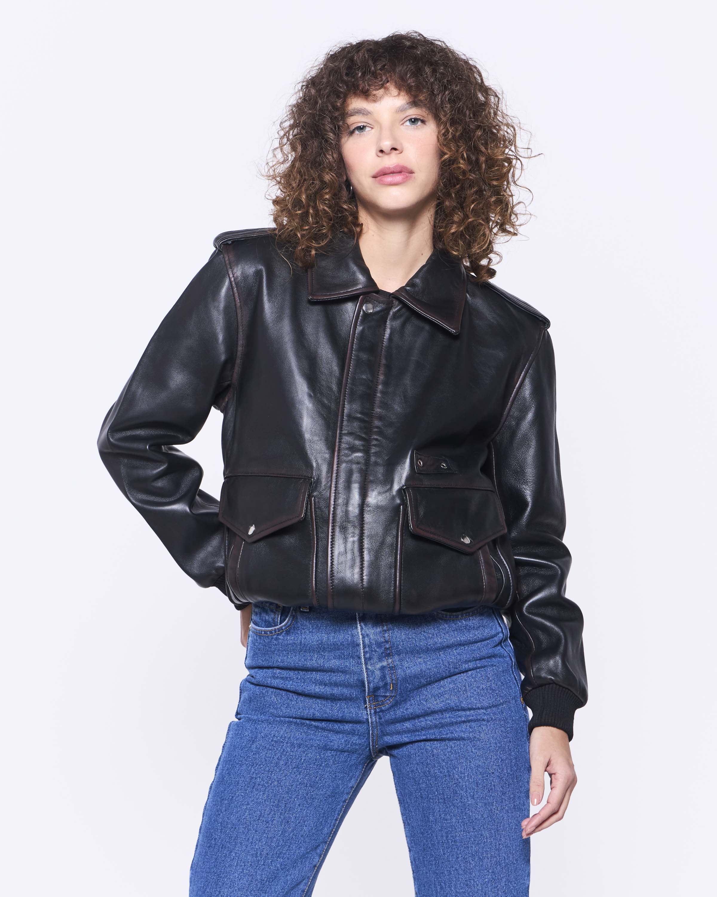 JEANS SLIM SARA AZUL