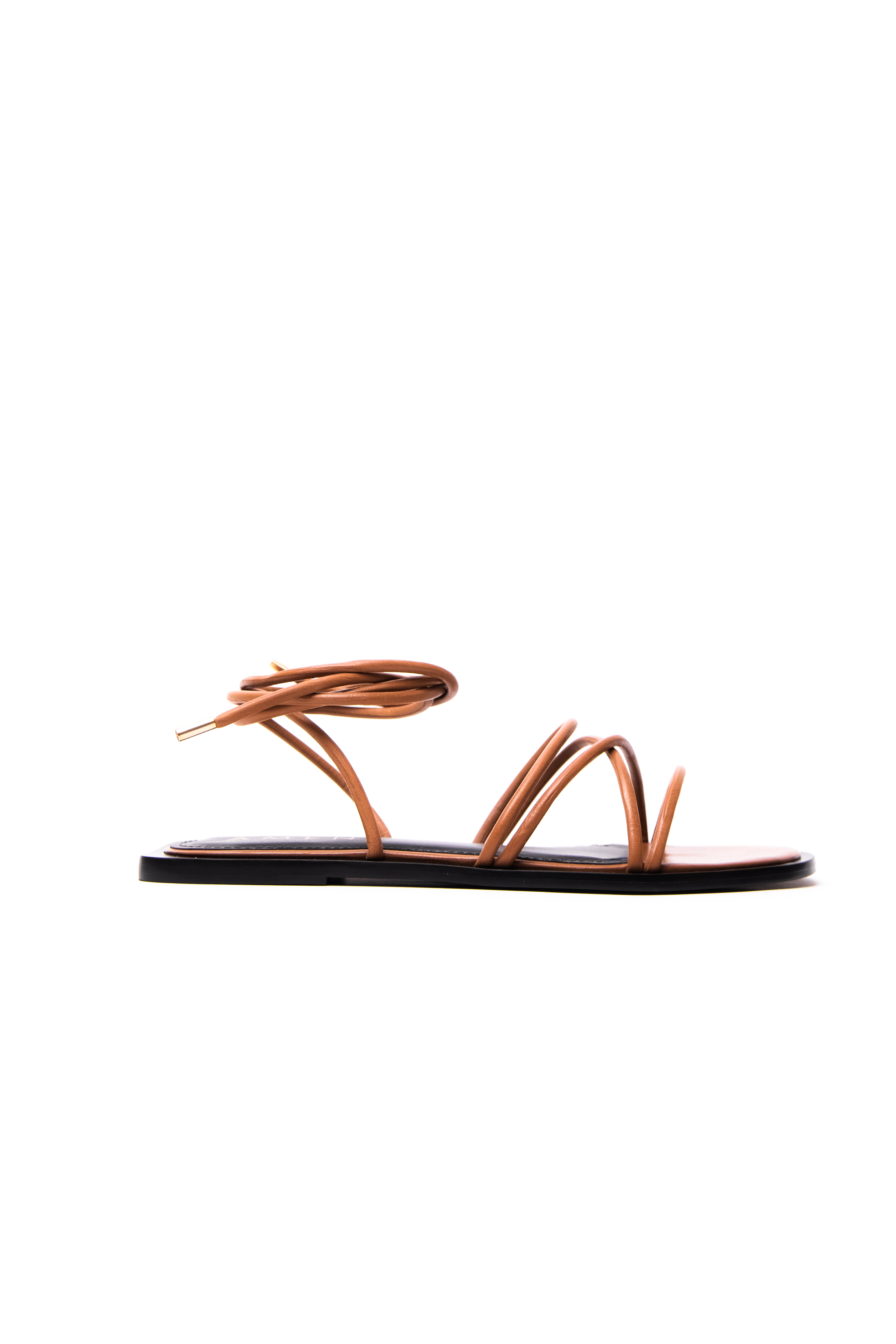 Zapato Claudine Cuero Trenzado Caramelo