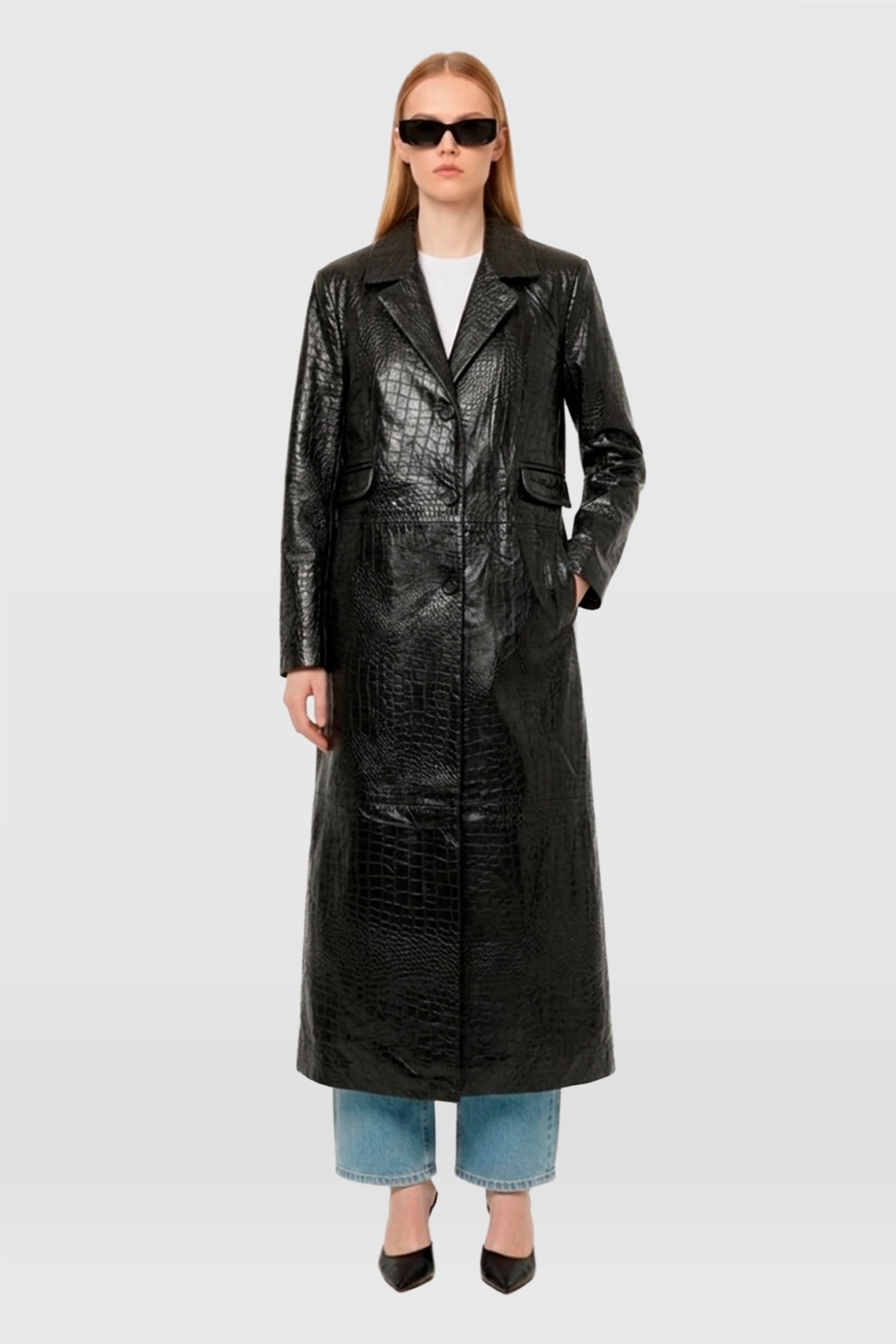 ROMA CROCO COAT