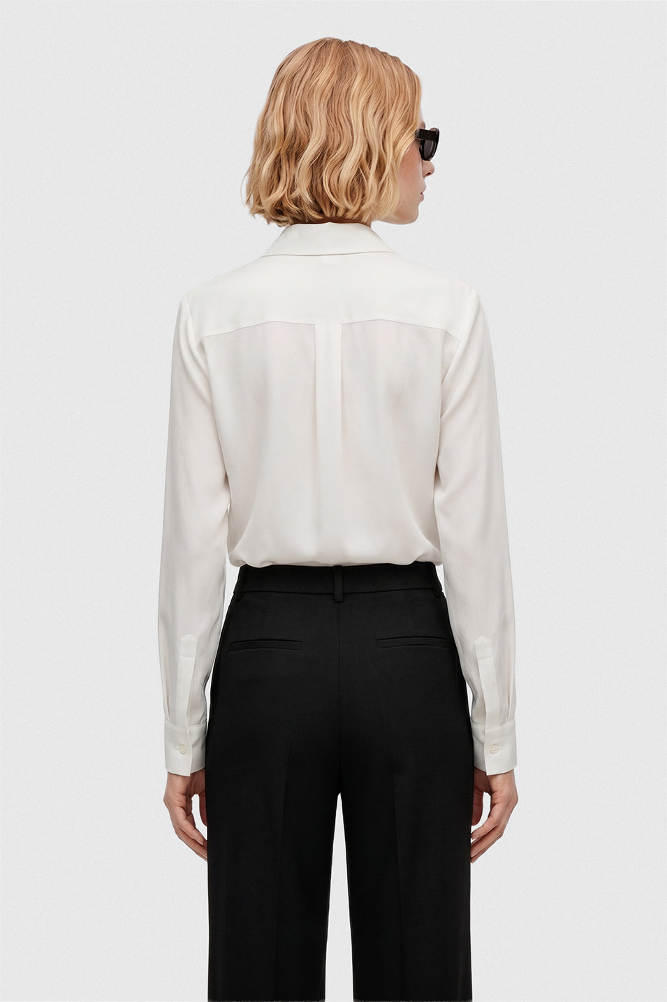 Camisa Lia de Seda blanca