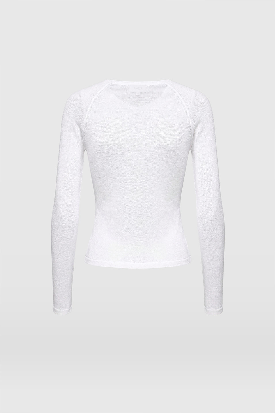 AMEN Leather - WHITE MAIA T-SHIRT - Camiseta de algodón