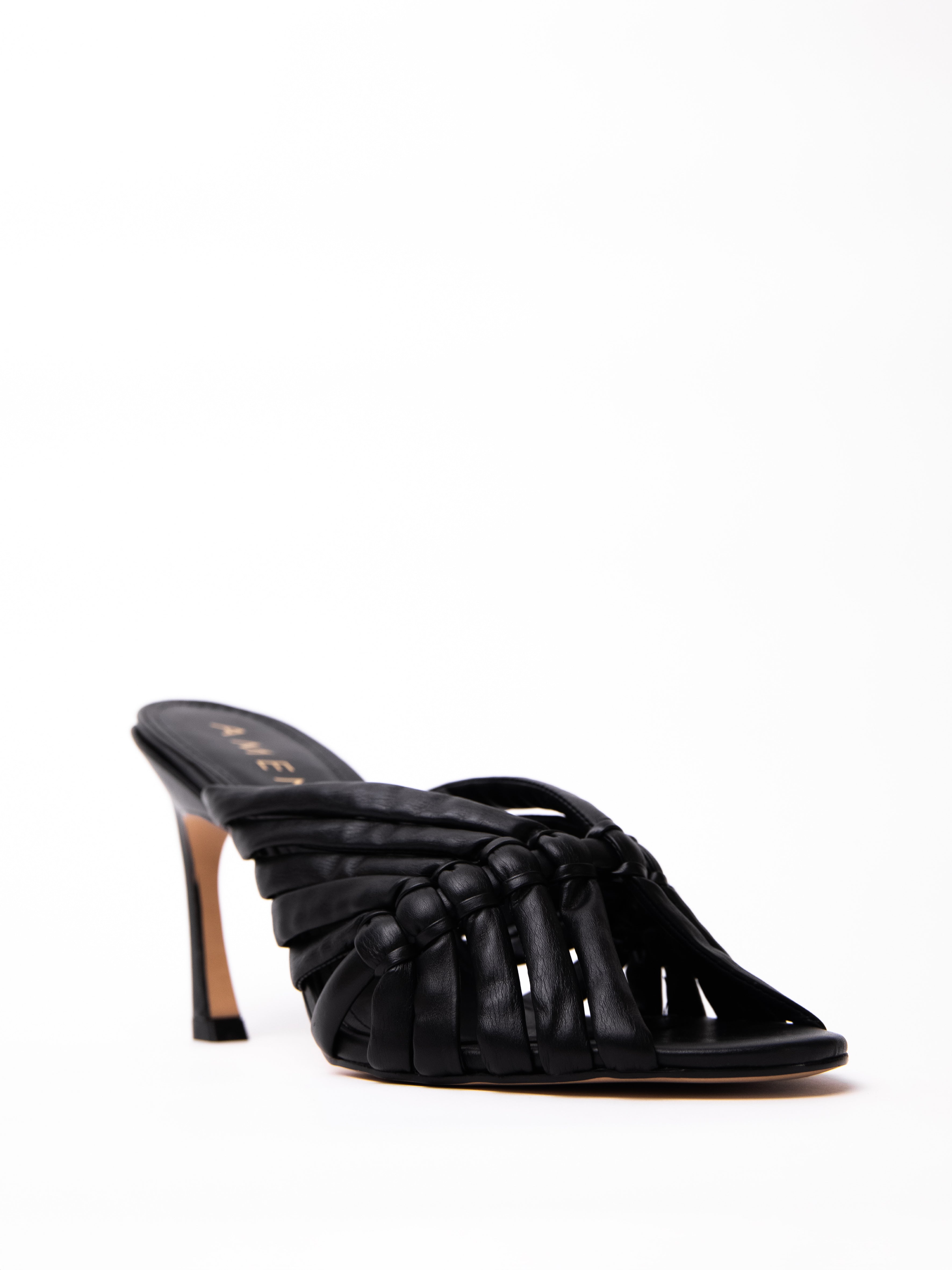 Zapato Coralie Cuero Napa Negro