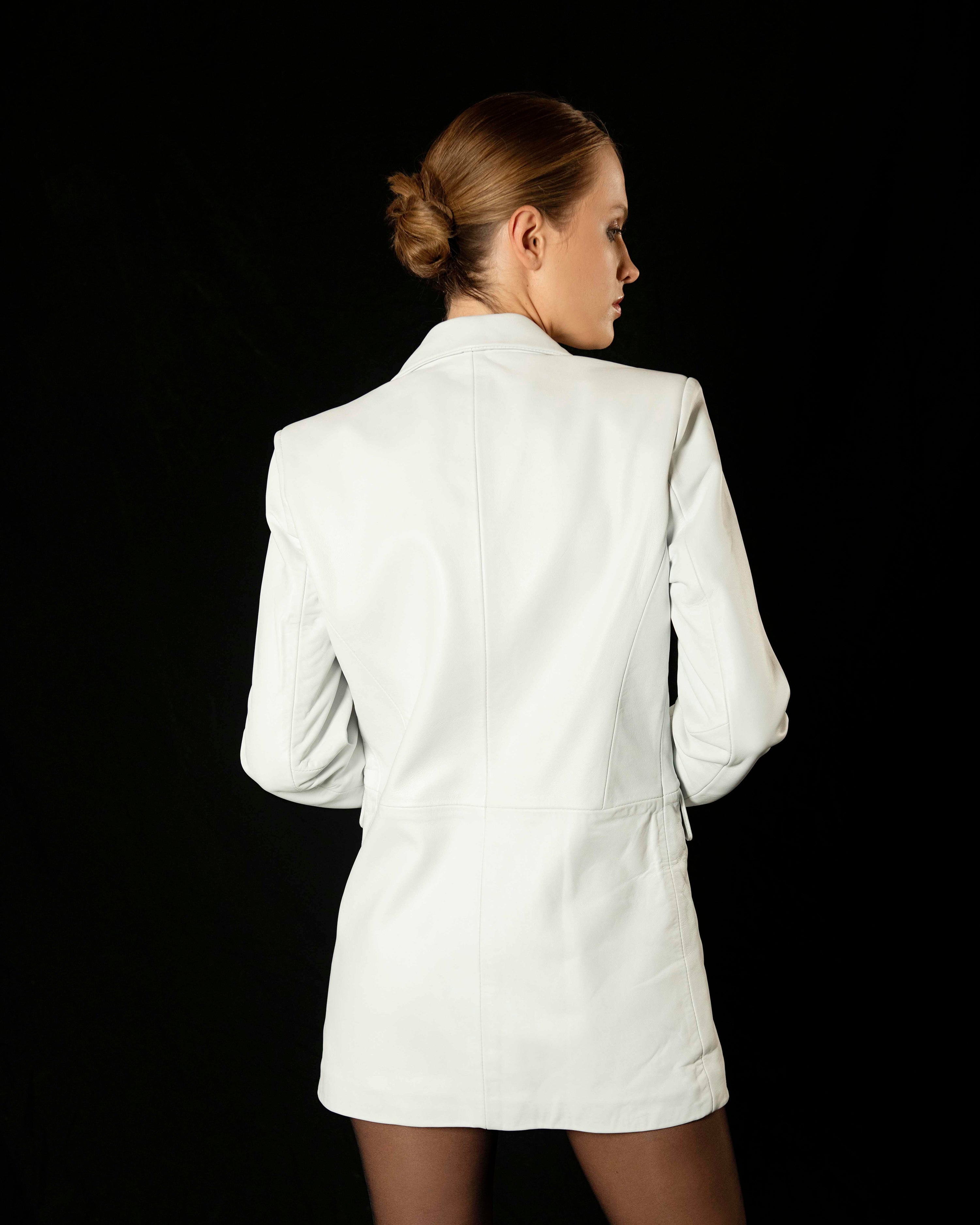WHITE EVA BLAZER