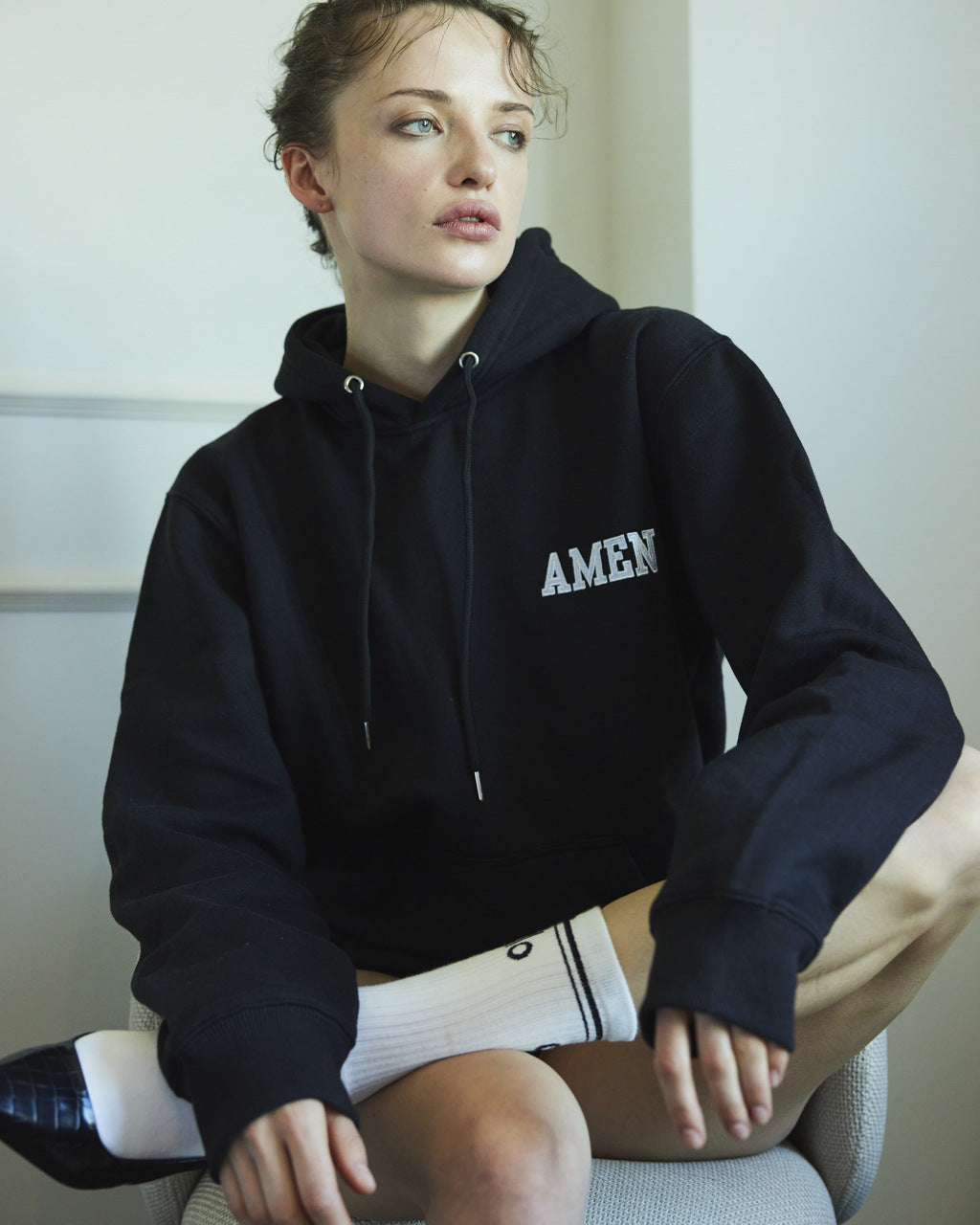 ALEXA BLACK HOODIE