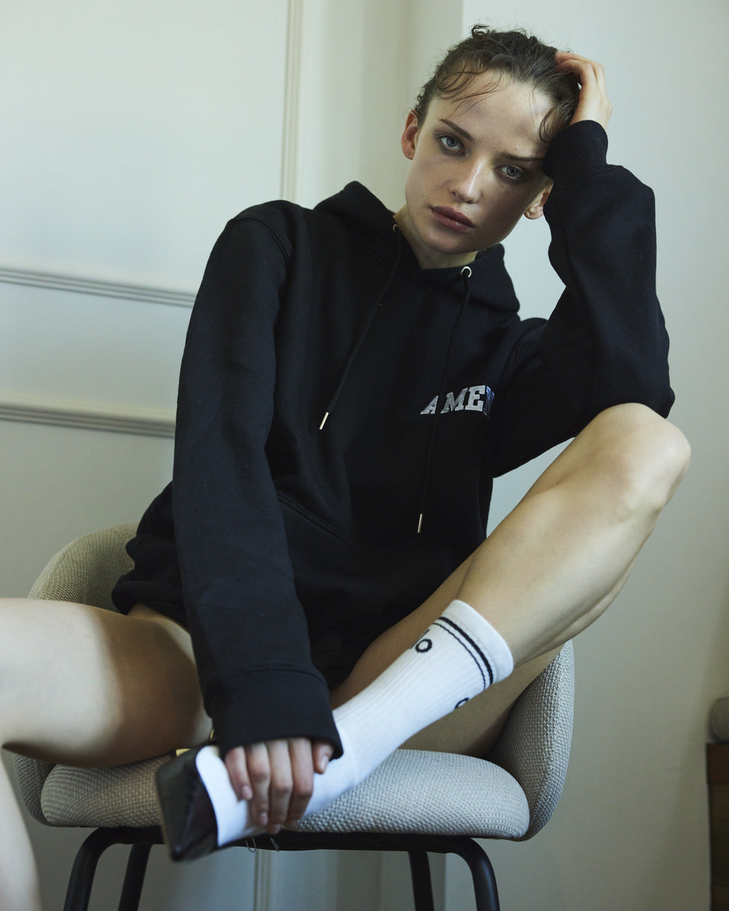 ALEXA BLACK HOODIE