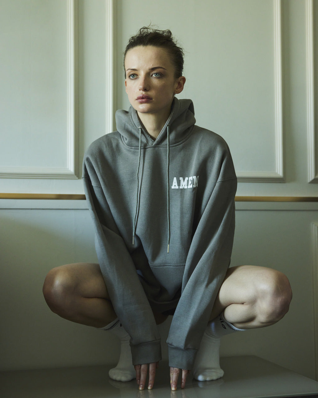 ALEXA GREY HOODIE