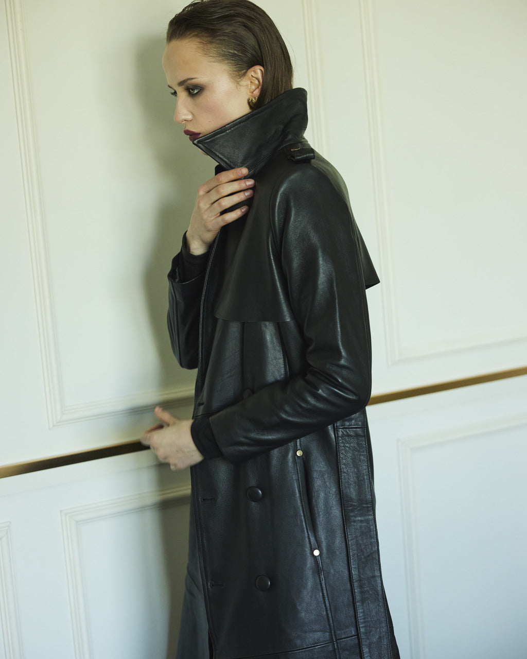 DIANA BLACK TRENCH