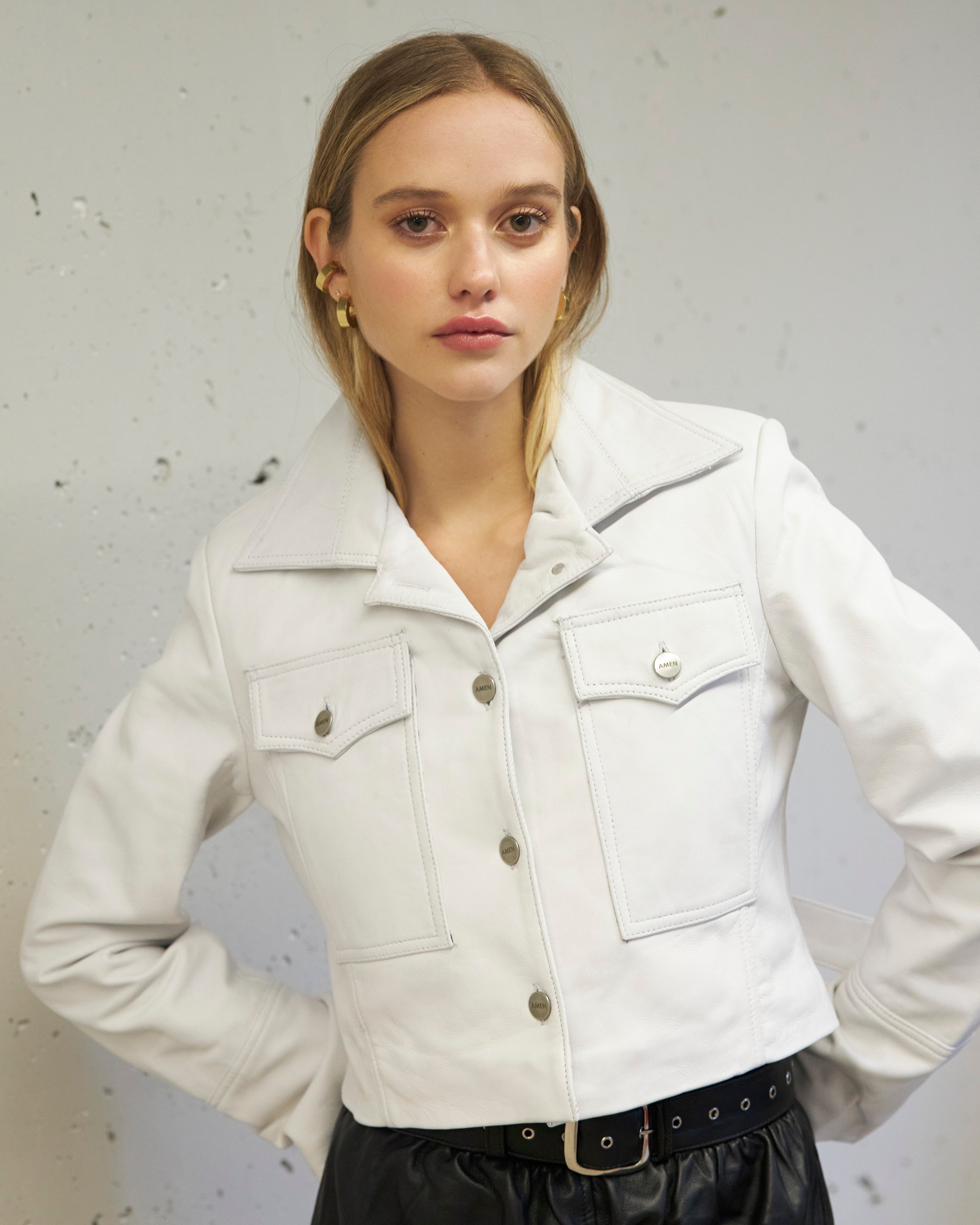 CLARA WHITE SHORT JACKET