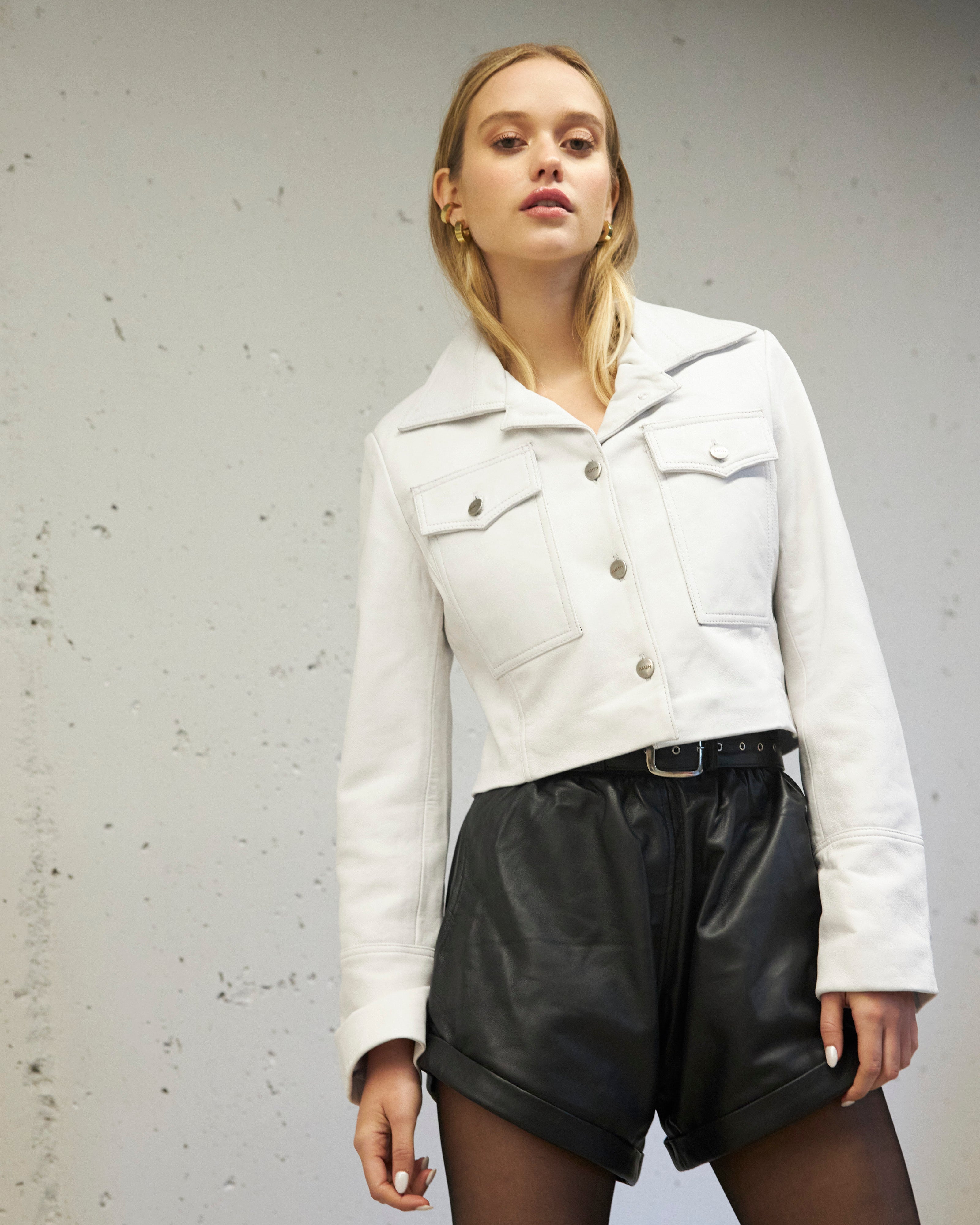 CLARA WHITE SHORT JACKET