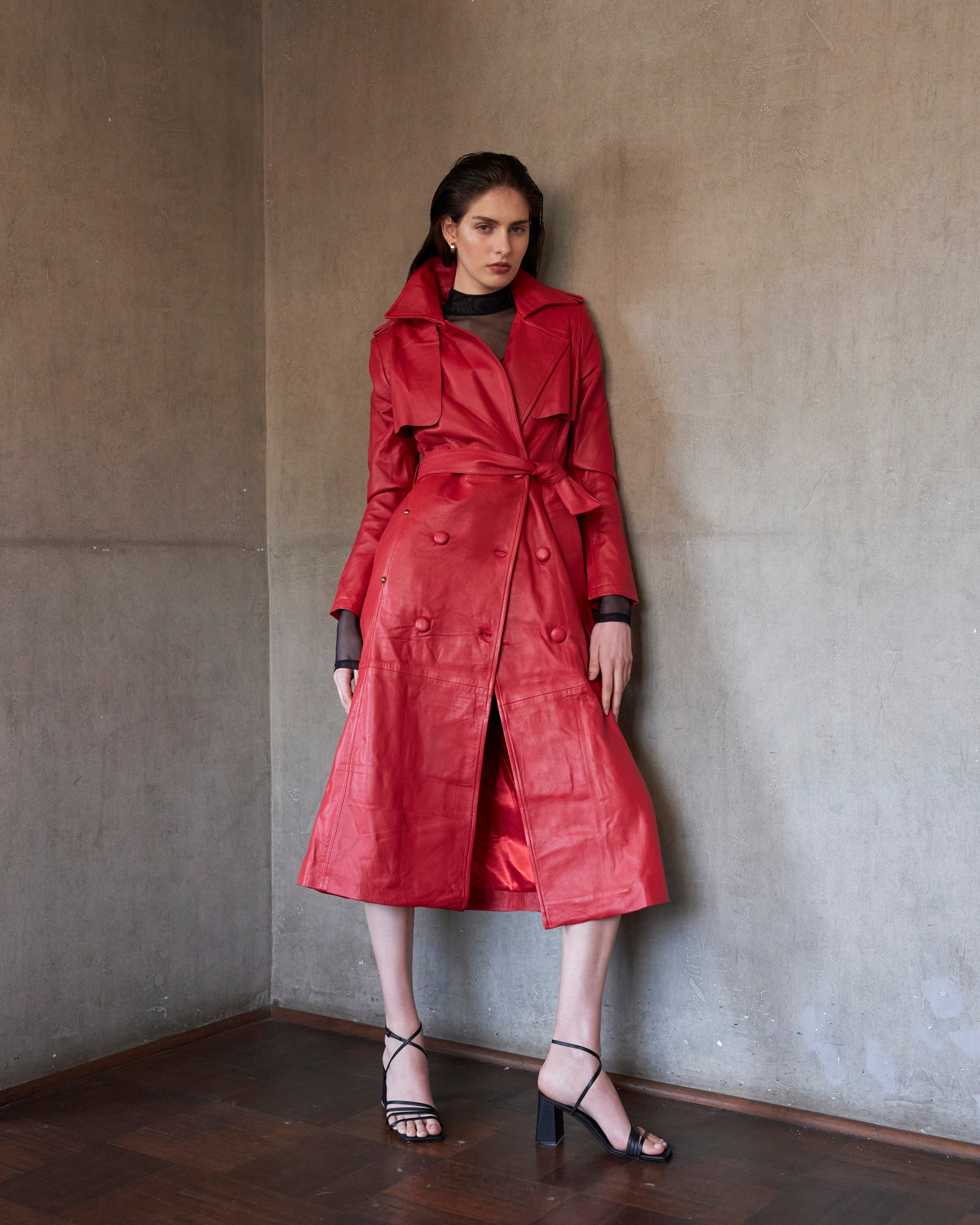 RED BAMBI TRENCH