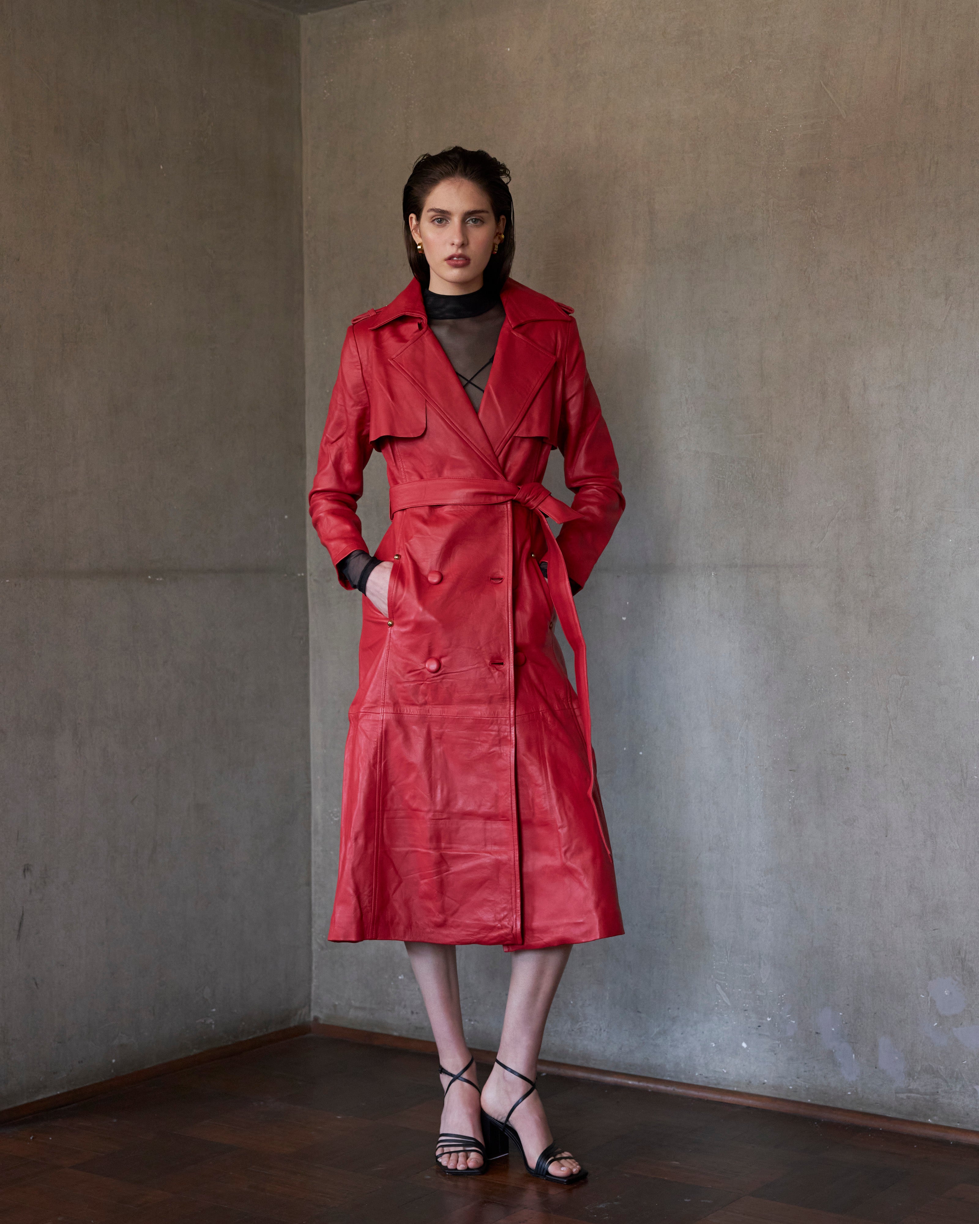 RED BAMBI TRENCH