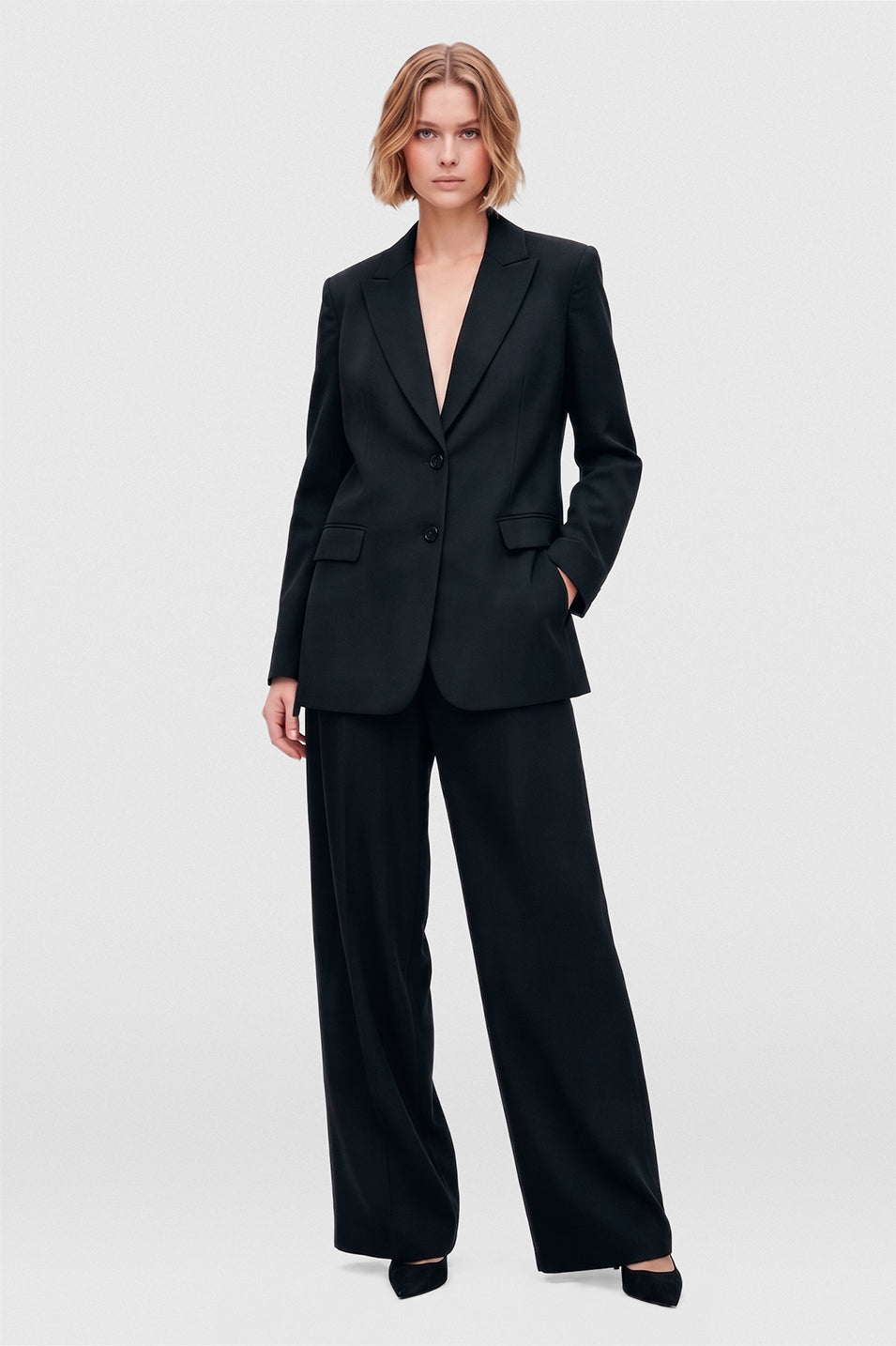 BLACK CLARA BLAZER