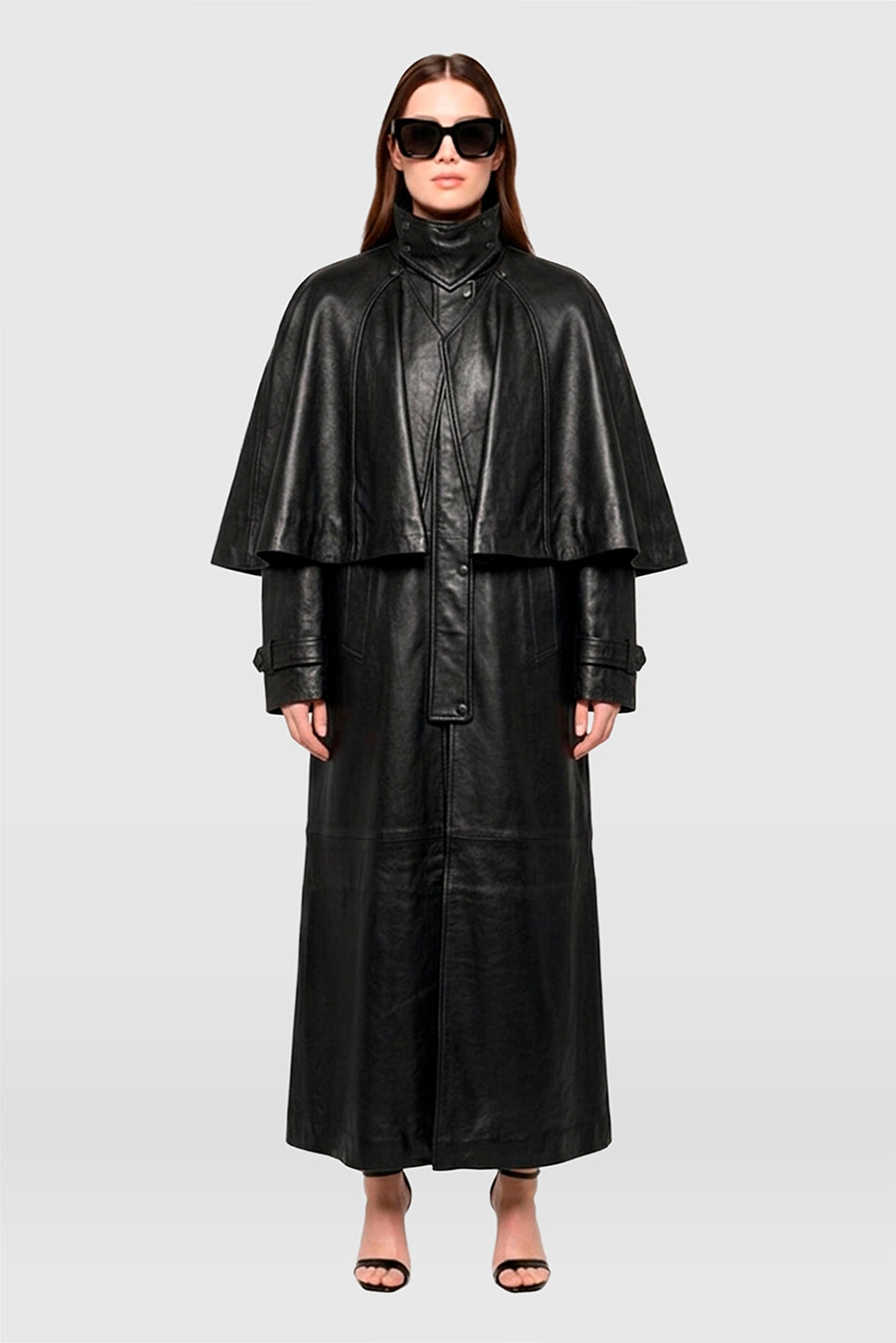 BRUNA BLACK LAYER COAT