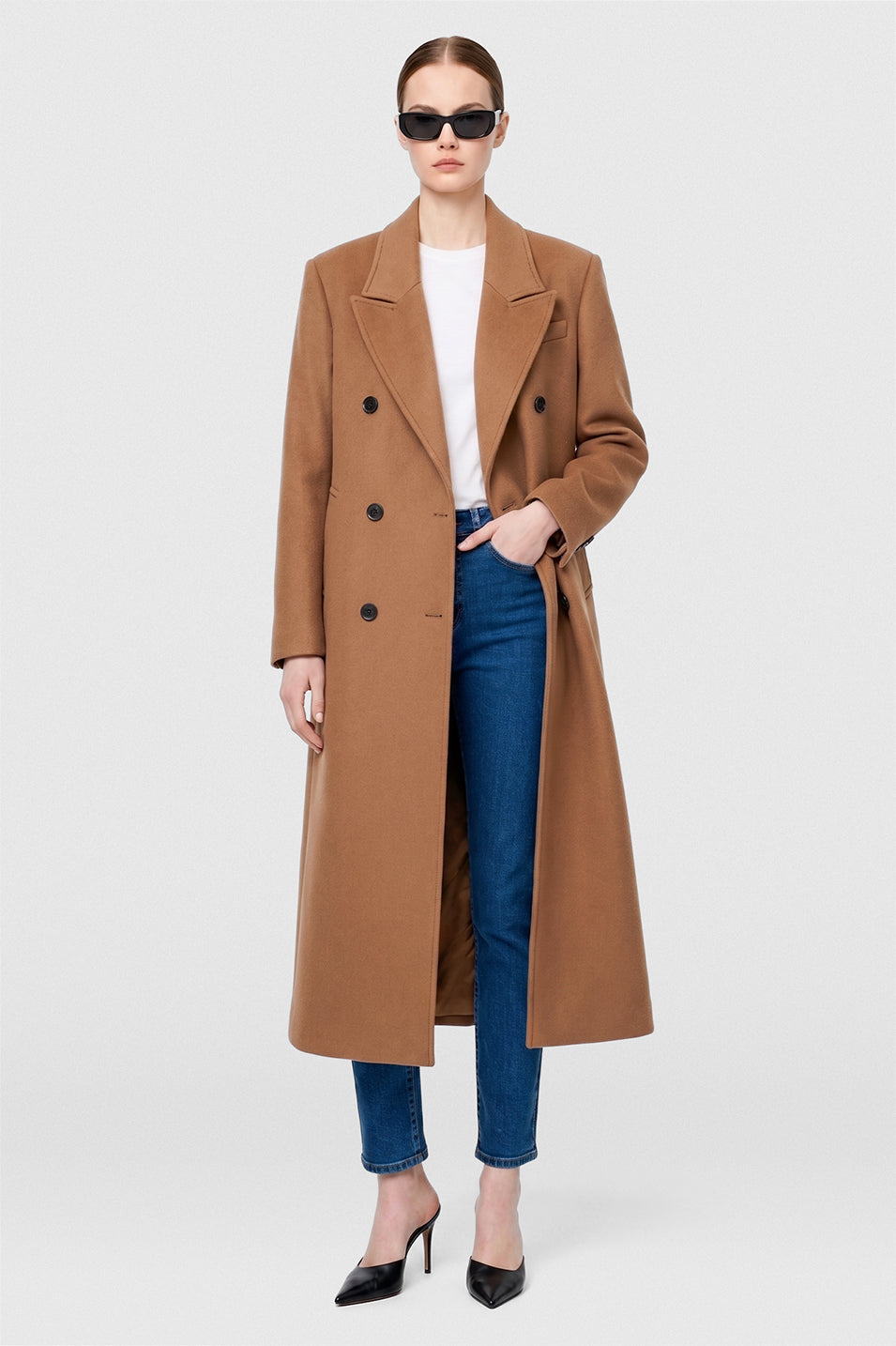 CAMEL WOOL ANA COAT