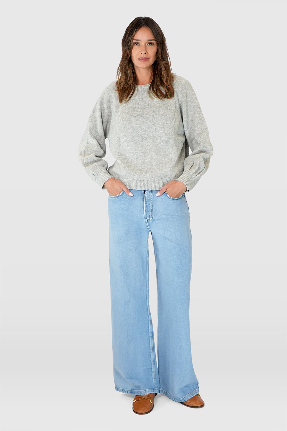 CHALECO SOL BABY ALPACA GRIS