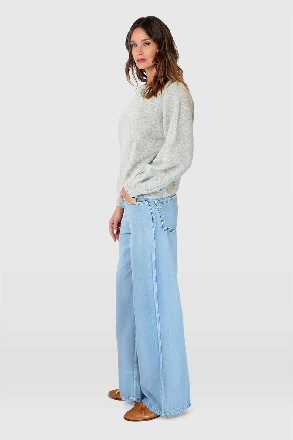 CHALECO SOL BABY ALPACA GRIS