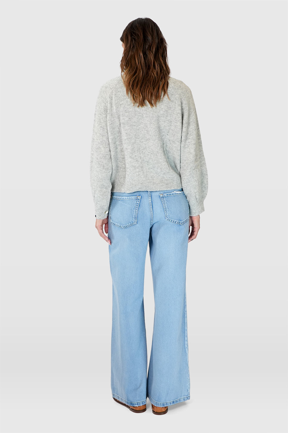 CHALECO SOL BABY ALPACA GRIS