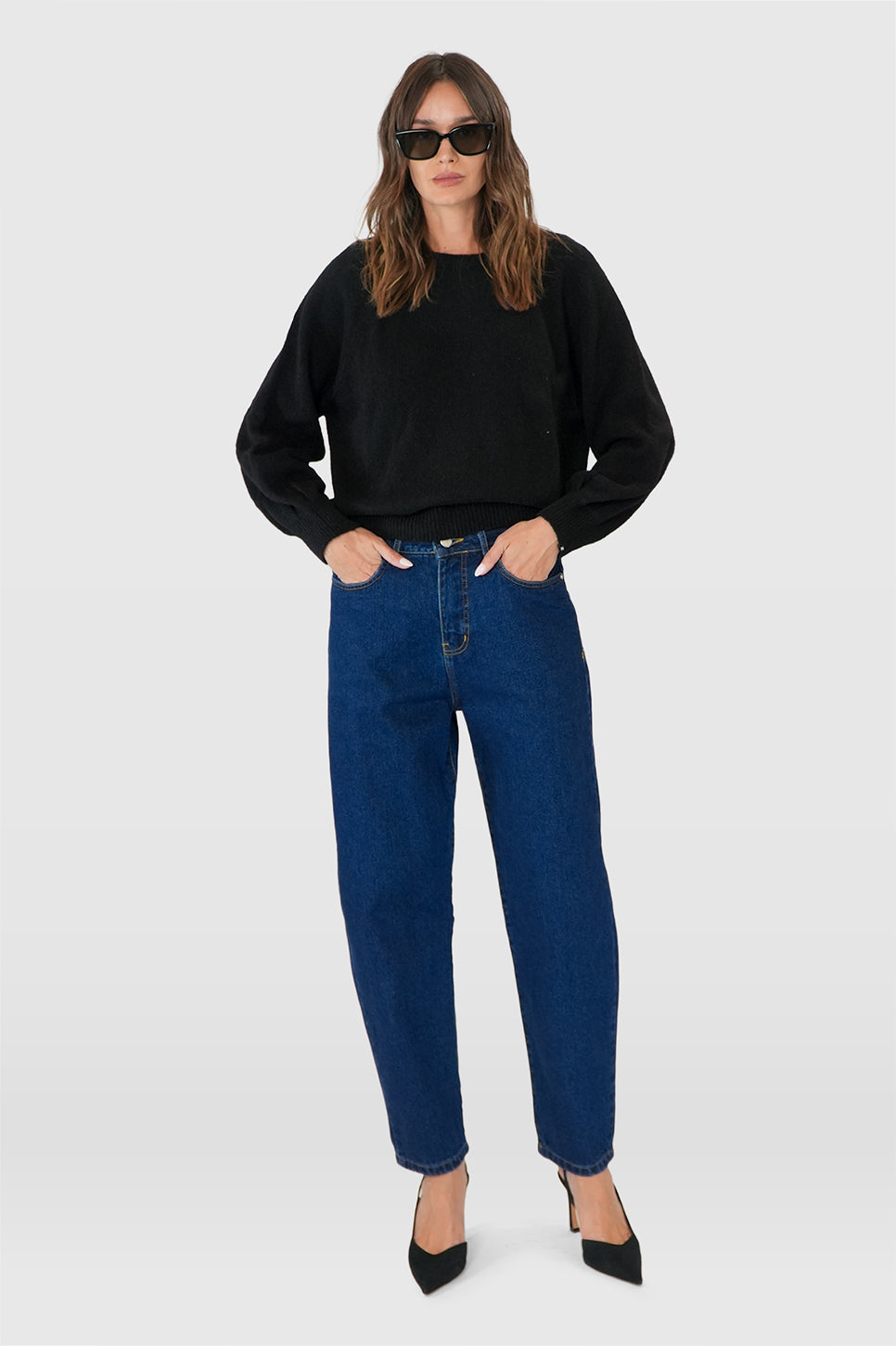 CHALECO SOL BABY ALPACA NEGRO