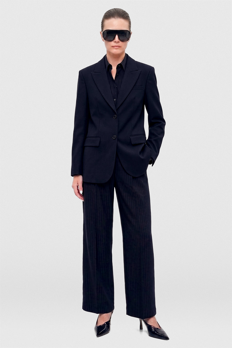 Blazer Mujer Azul Clara