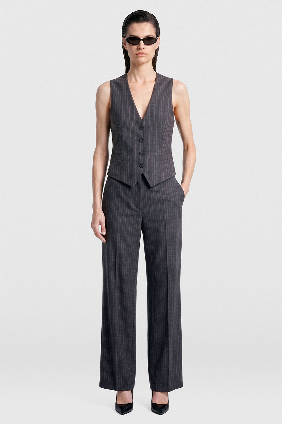 GREY RITA VEST
