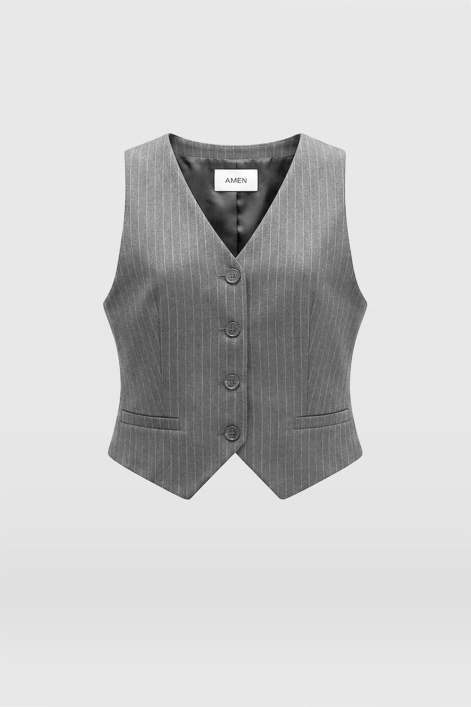 Chaleco Mujer Gris Rita