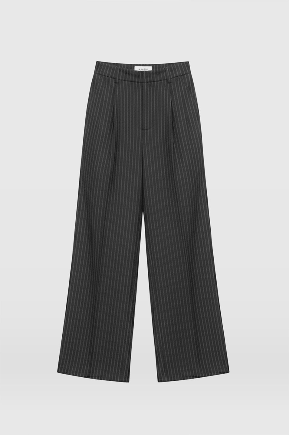 AMEN Leather - GREY VICTORIA PANT - Jeans de denim