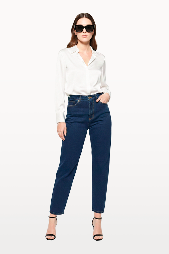 JEANS EMA BARREL AZUL