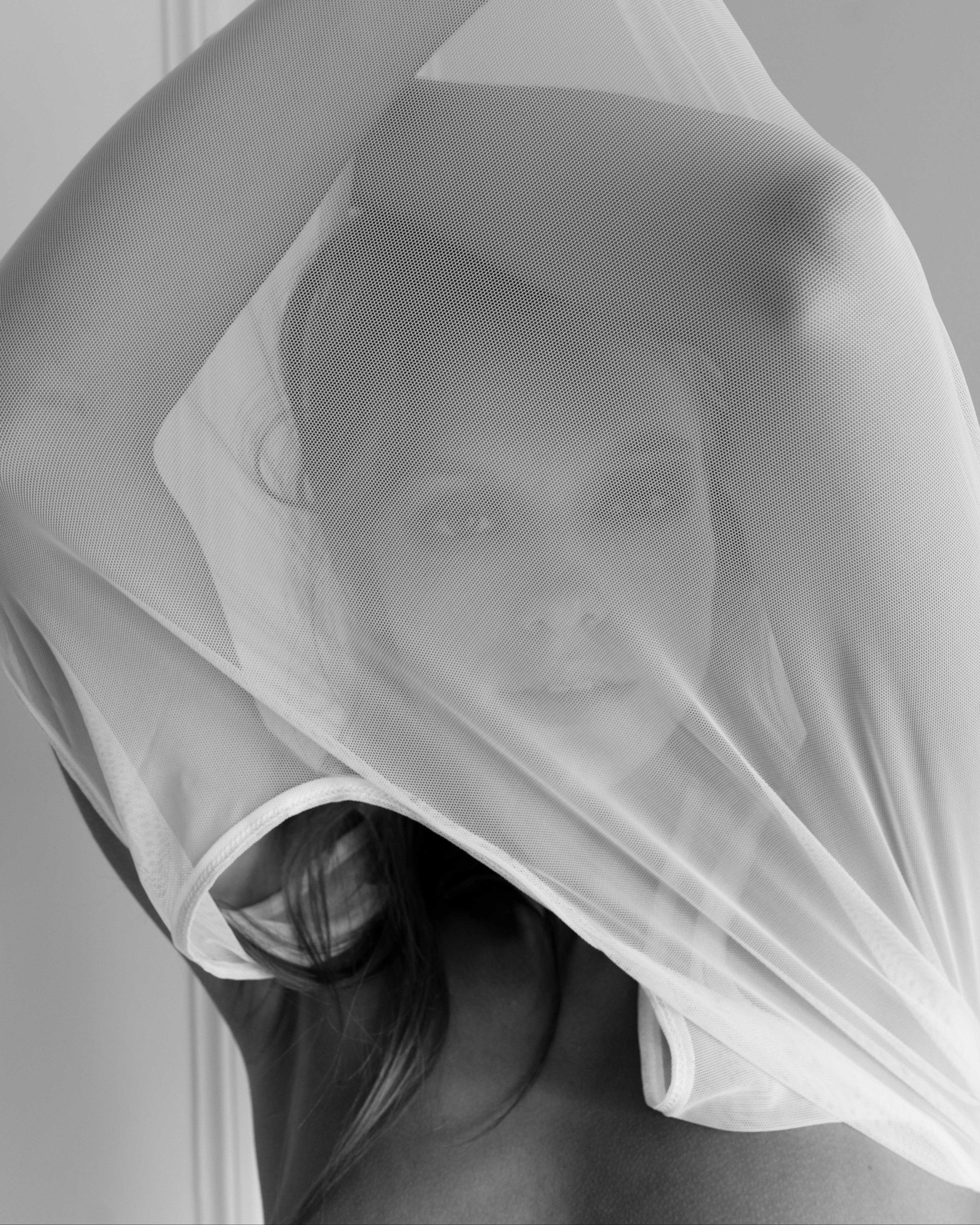 WHITE ALIZE SHEER RELAX TOP