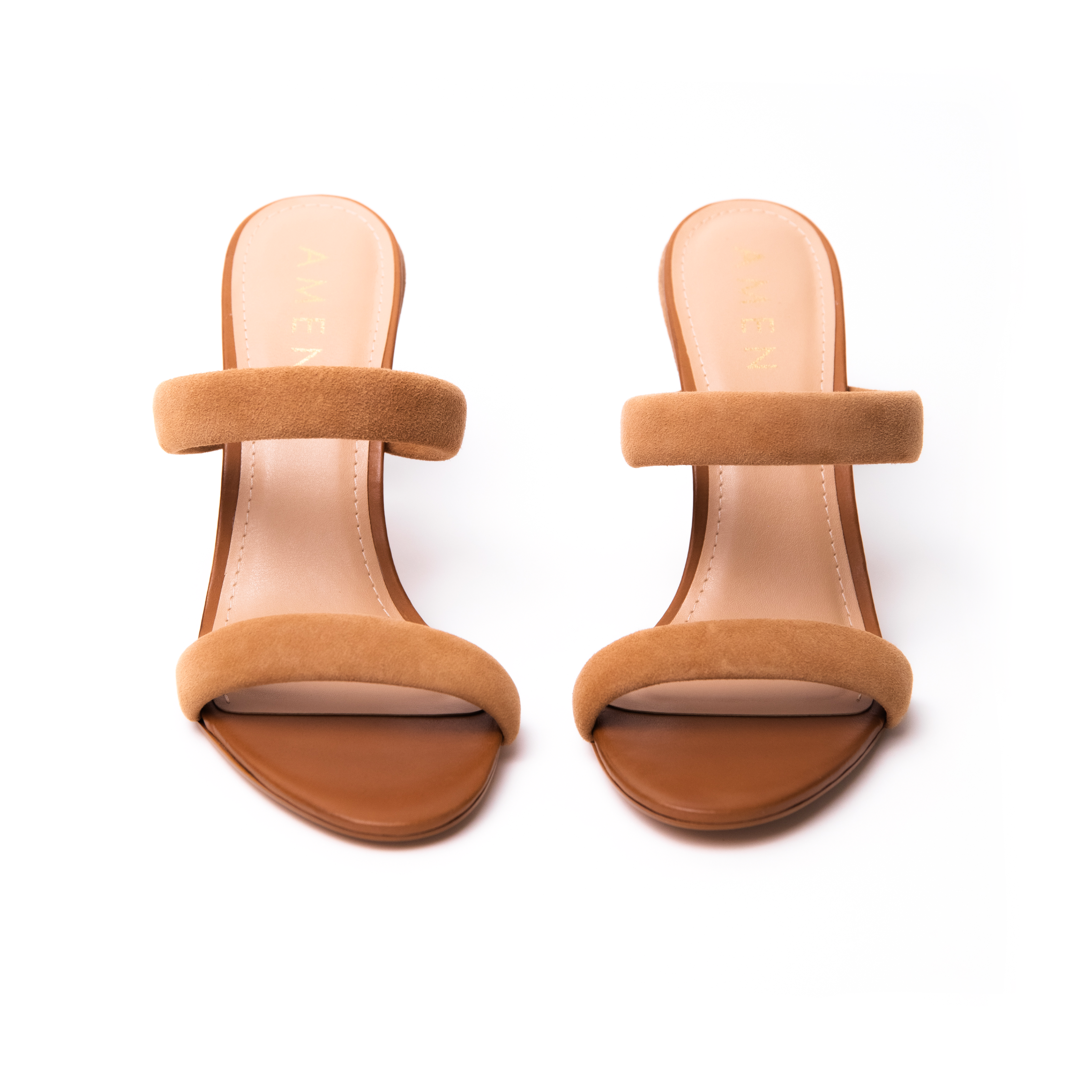 Zapato Valerie Cuero Gamuza Caramelo