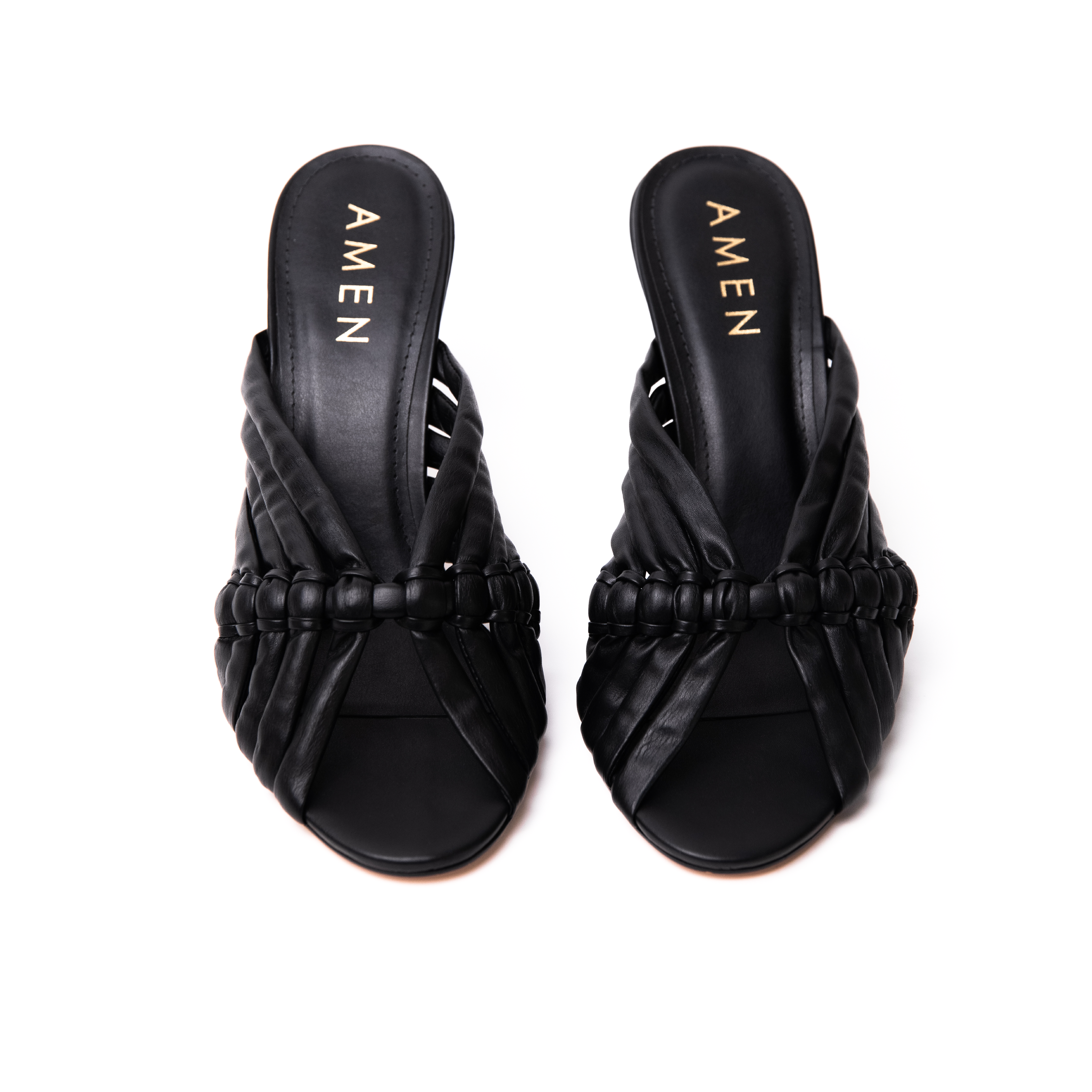 Zapato Coralie Cuero Napa Negro