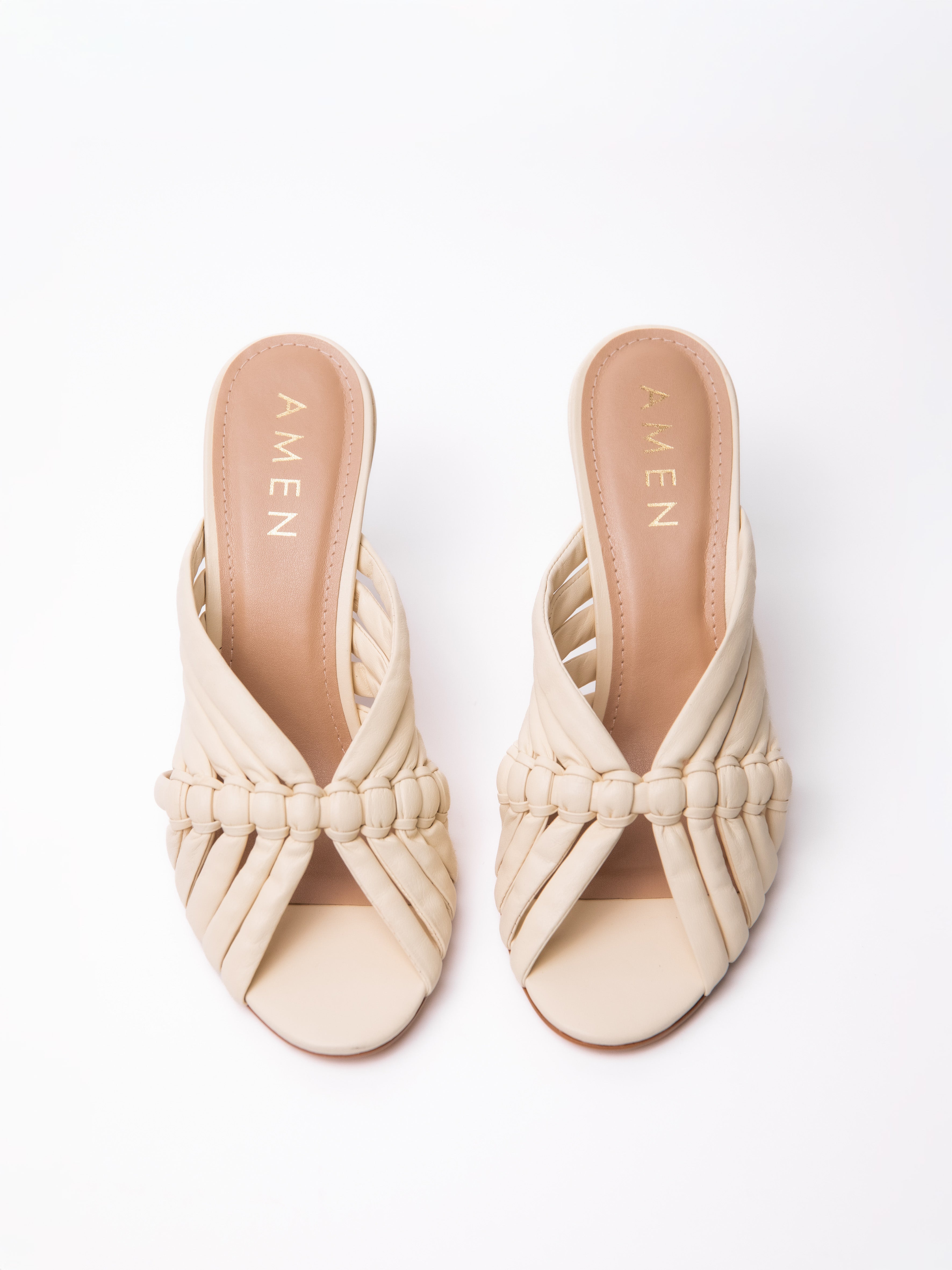 Zapato Coralie Cuero Napa Mantequilla