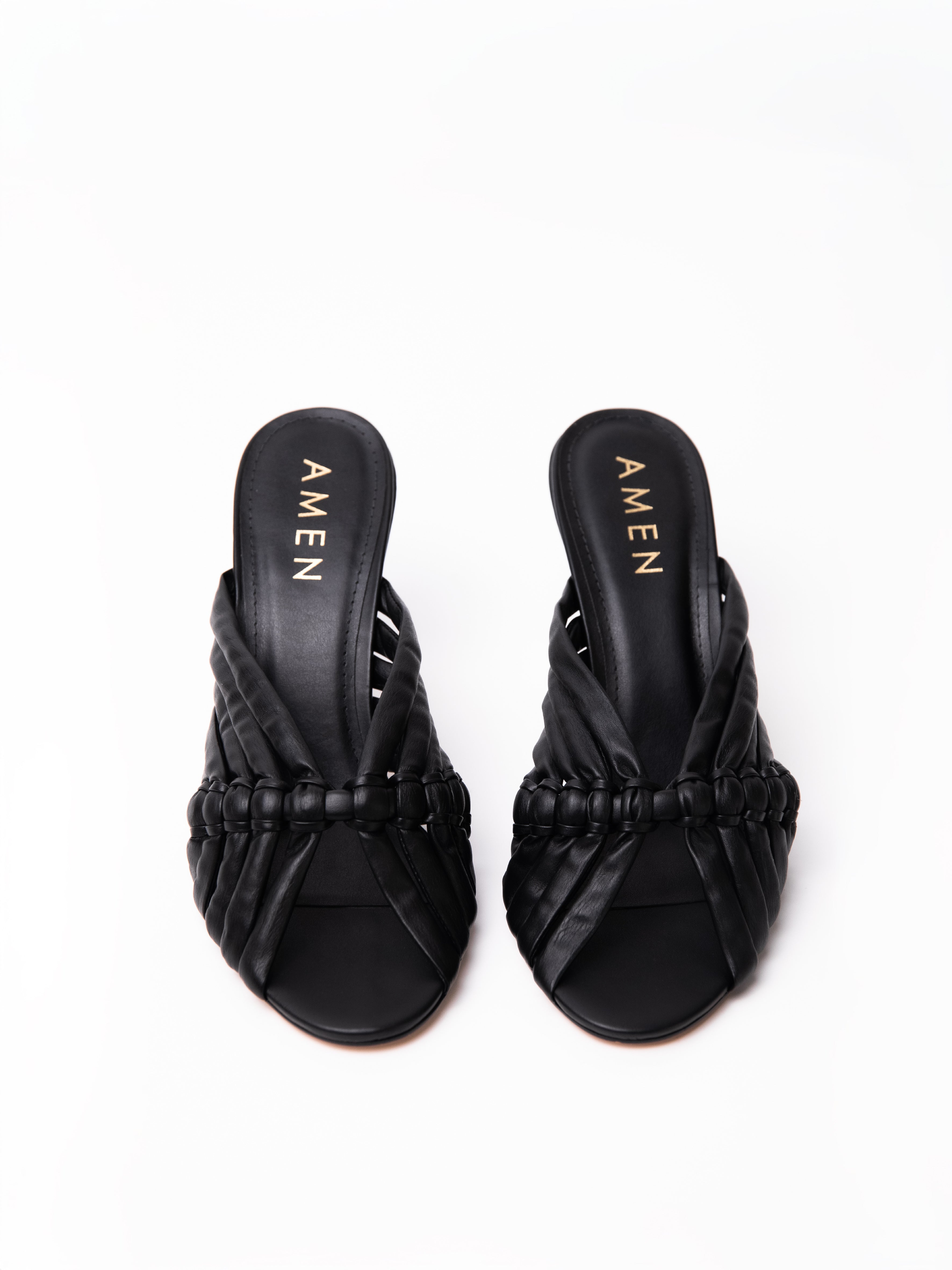 Zapato Coralie Cuero Napa Negro