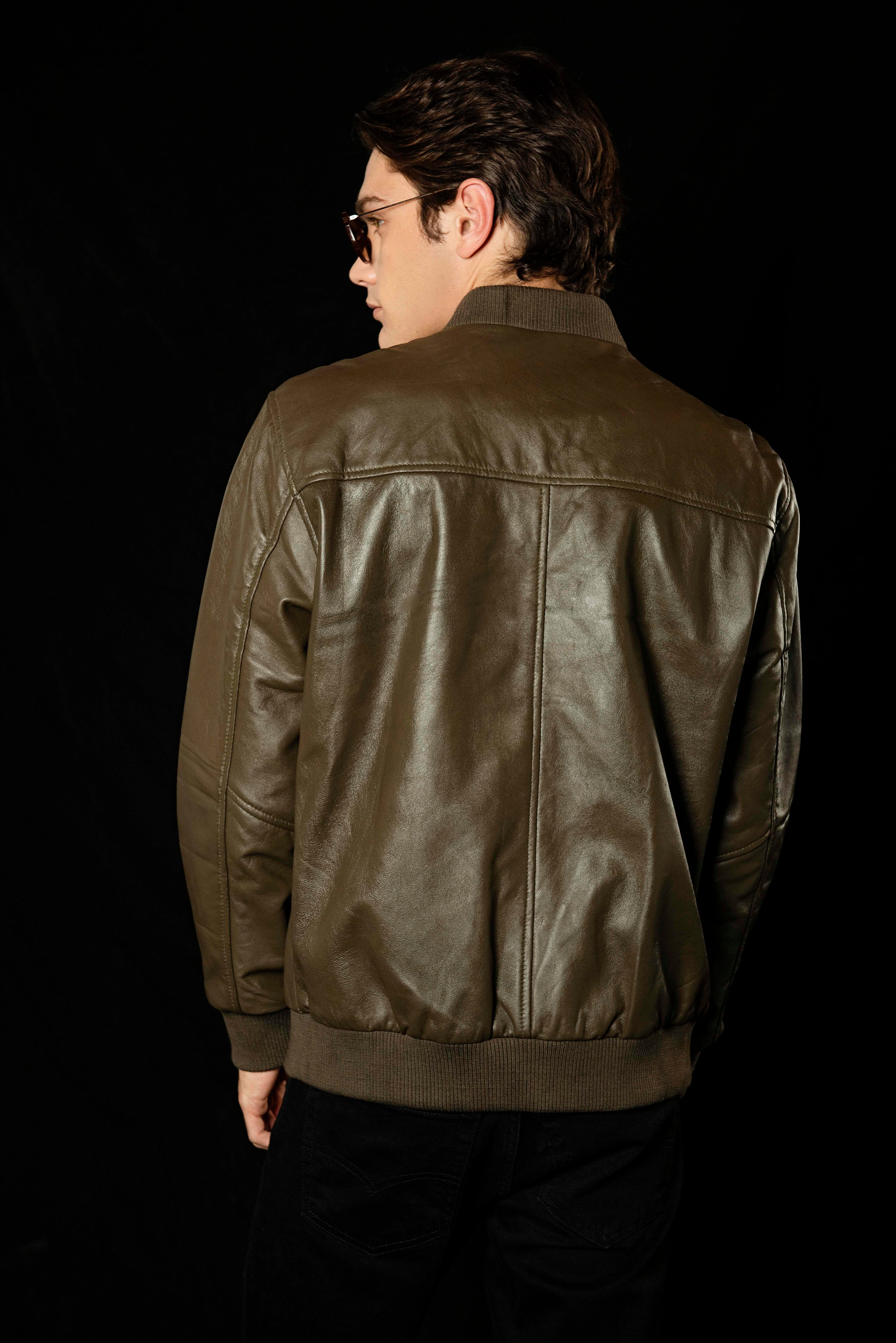 OLIVE GREEN BOWIE JACKET