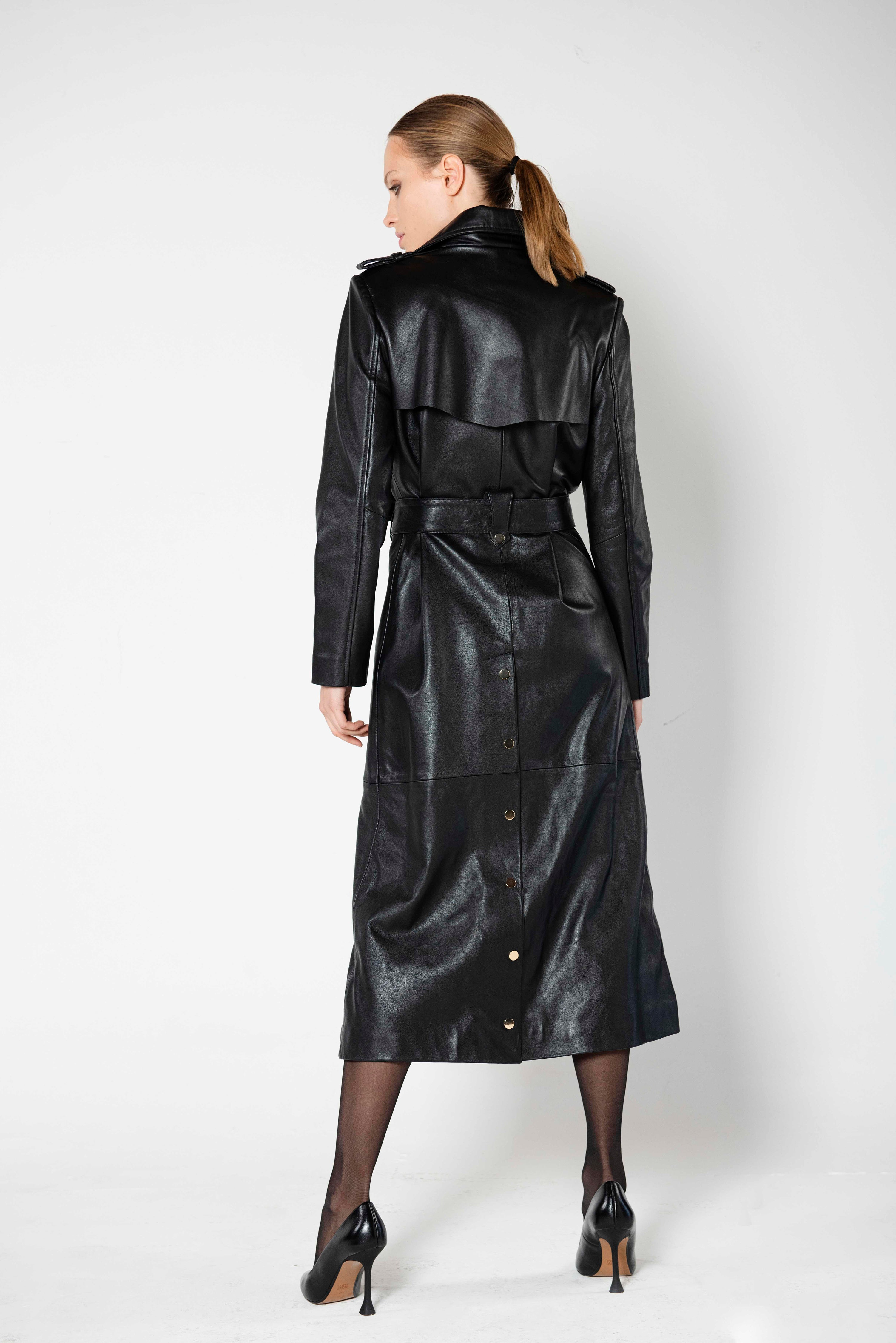 DIANA BLACK TRENCH