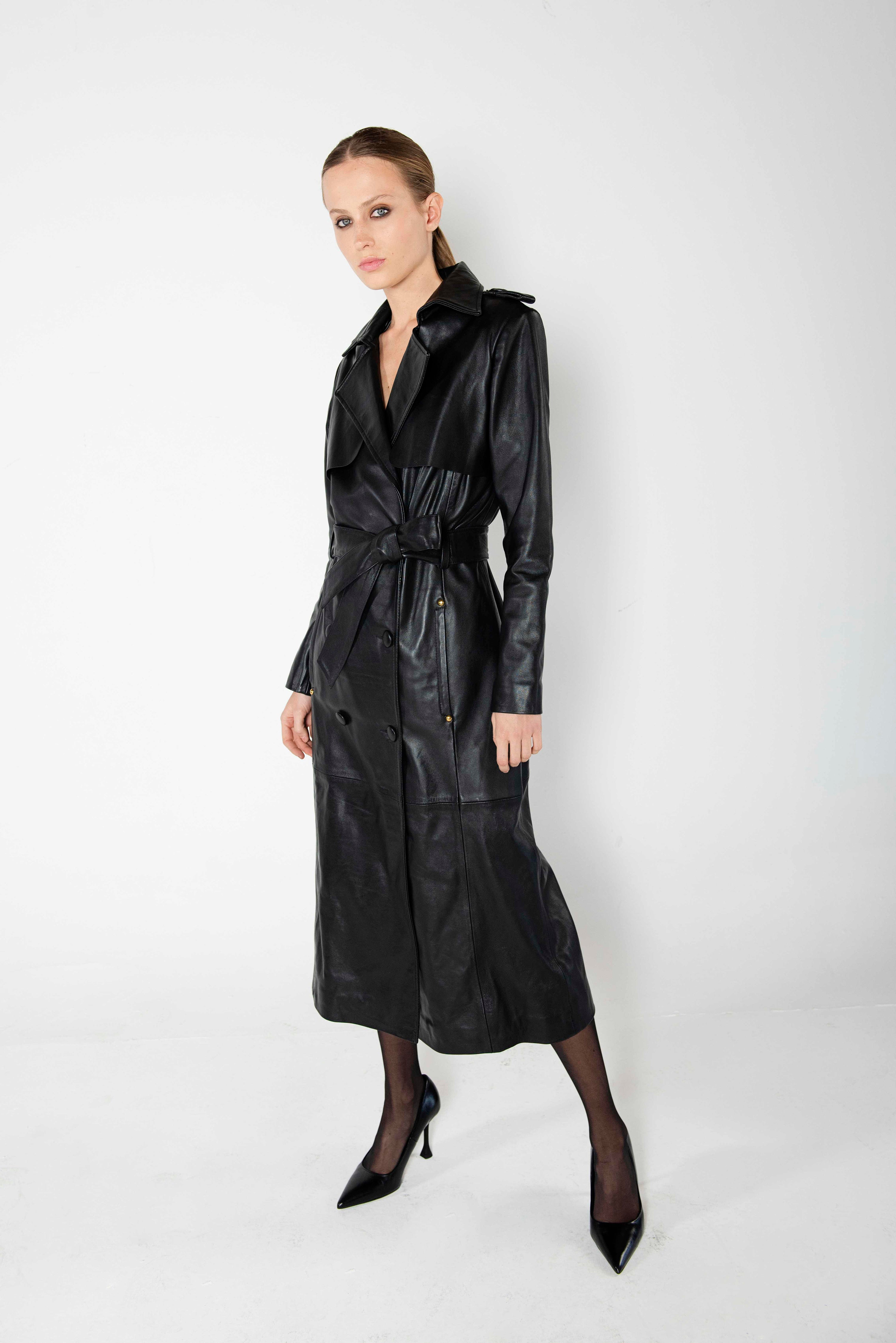 DIANA BLACK TRENCH