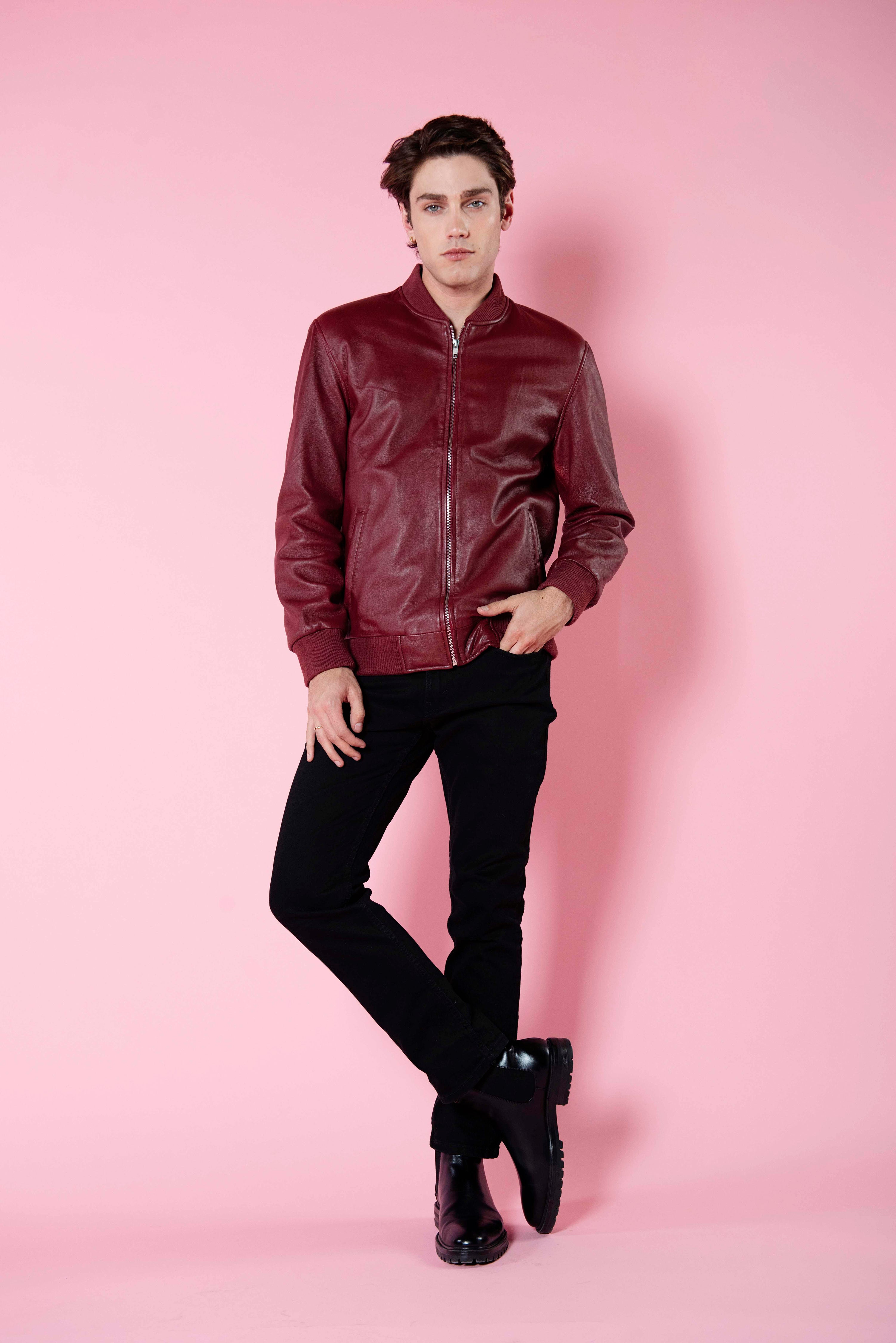 BURGUNDI BOWIE JACKET